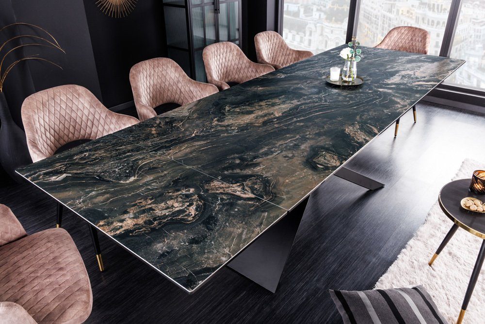 riess-ambiente Esstisch EUPHORIA 180-220-260cm taupe-natur / günstig online kaufen