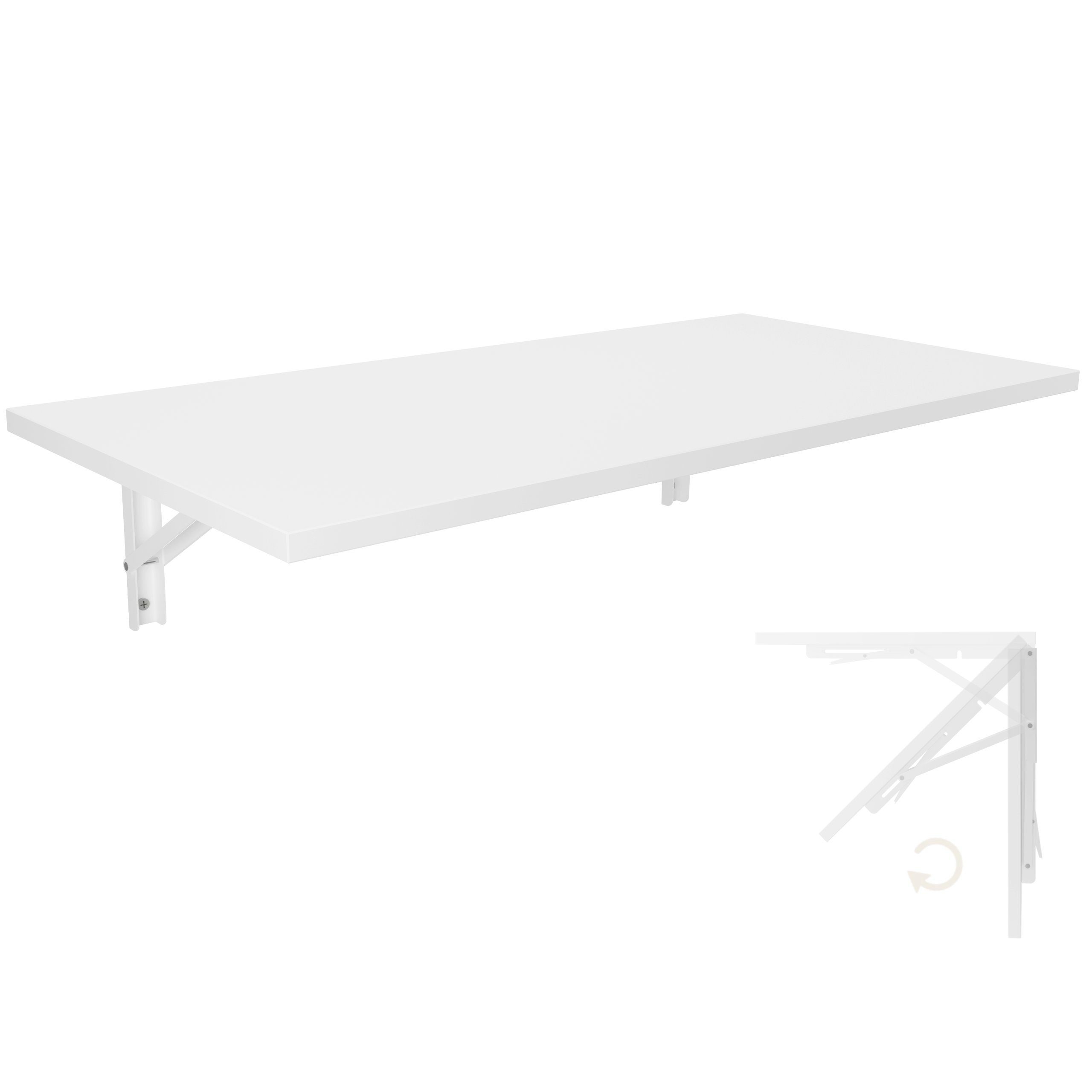 KDR Produktgestaltung Klapptisch »Wandklapptisch Esstisch Küchentisch  Schreibtisch Wand Tisch Klappbar«, Weiß online kaufen | OTTO