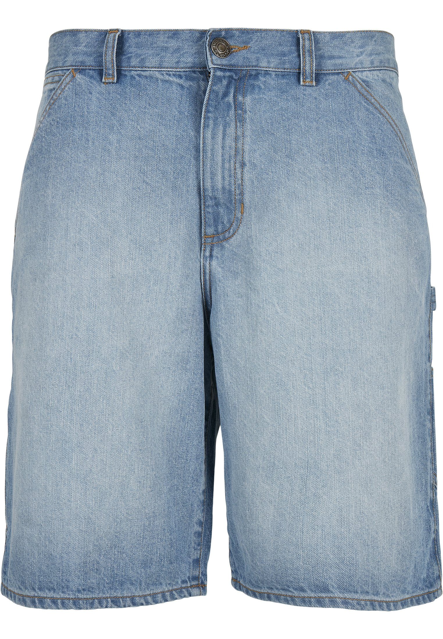 URBAN CLASSICS Stoffhose Herren Carpenter Jeans Shorts (1-tlg) lighter washed