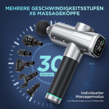 Toncur Massagepistole Hero 1, set 1-tlg., 3200U/min 14 mm Tiefengewebemassage