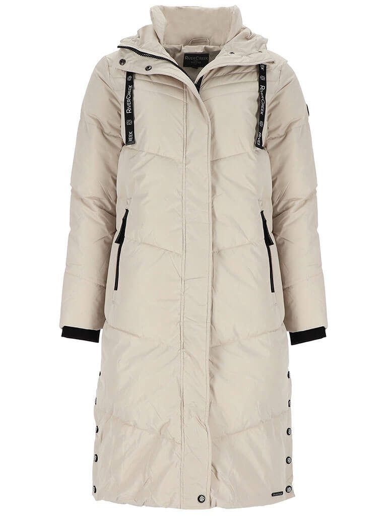 River Creek Steppmantel Damen Mantel gesteppt mit Kapuze - Steppjacke mit S günstig online kaufen