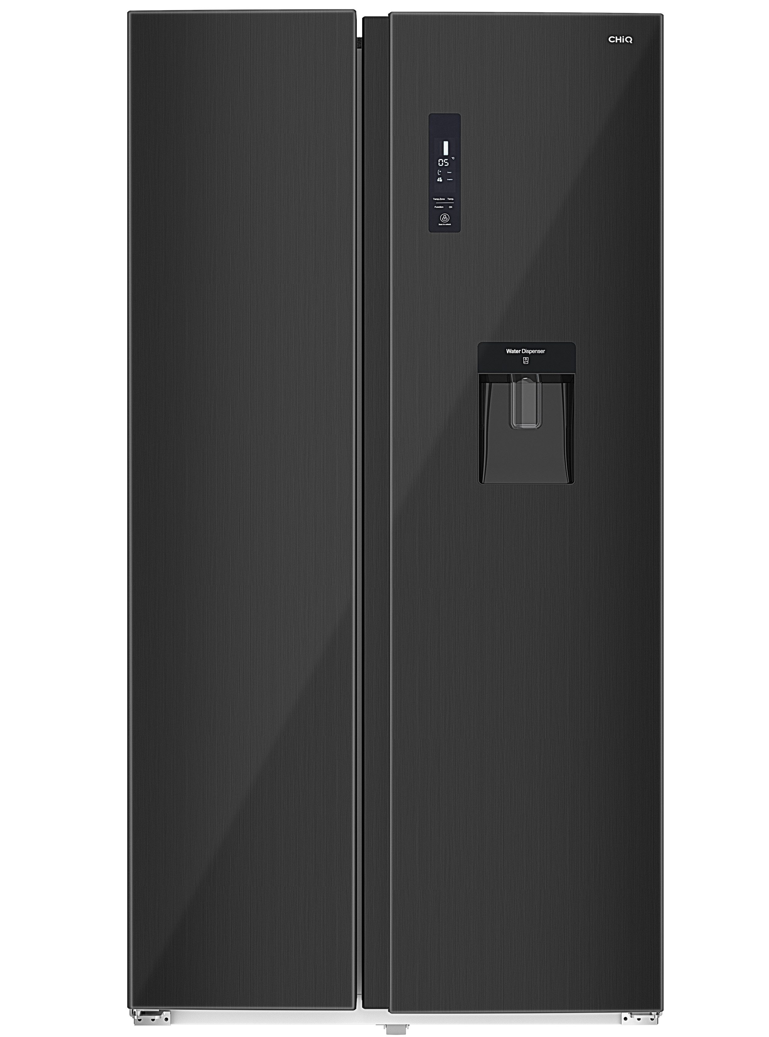 CHiQ Side-by-Side FSS559NEI42D, 177 cm hoch, 91.2 cm breit, 12 Jahre Garantie für den Kompressor