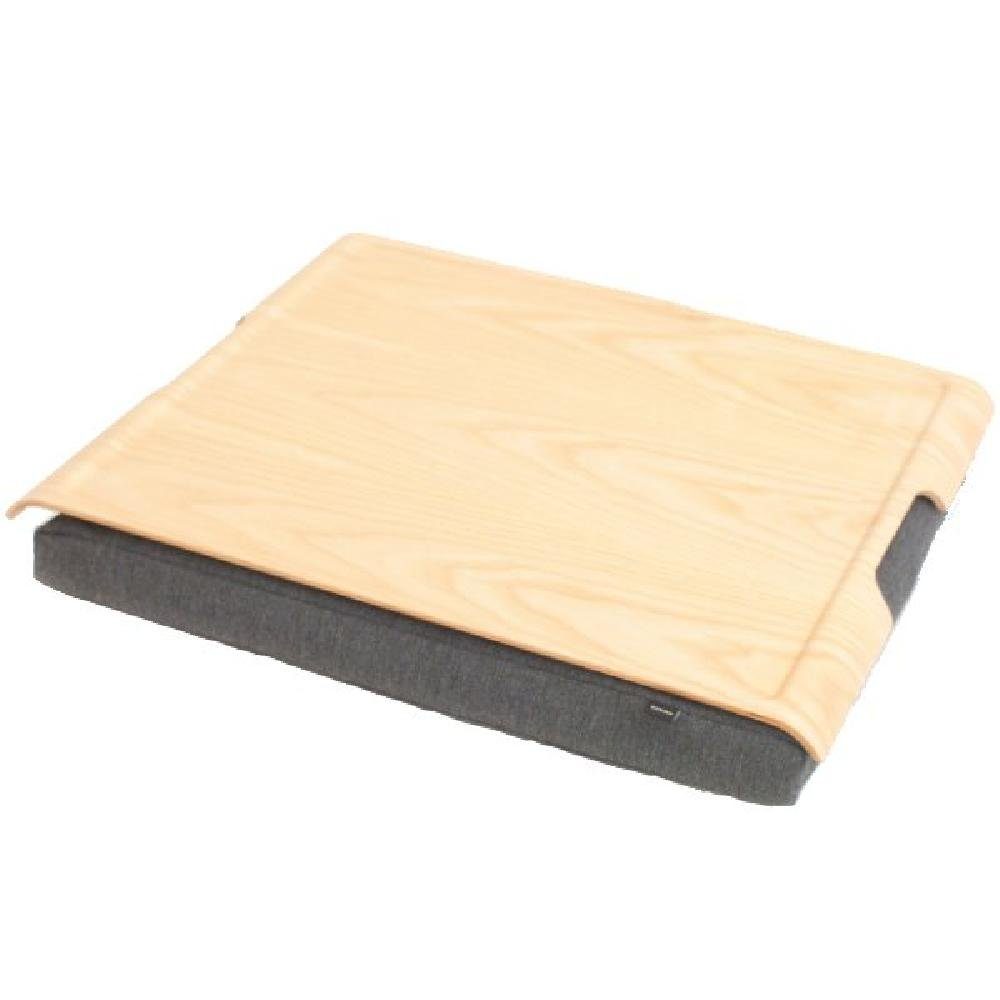 Pepper Salt & Laptop Ash Anti-Slip Wood Tablett Knietablett Bosign Laptray