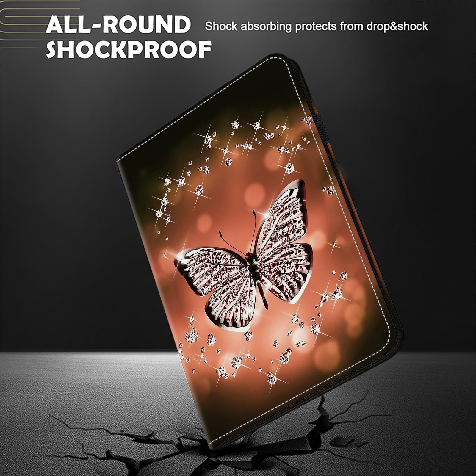 CLM-Tech Tablet-Hülle für Samsung Galaxy Tab A9+ / A11+ Hülle 28 cm (11 Zoll), Cover Schutzhülle mit Standfunktion – Bild 5 von 5