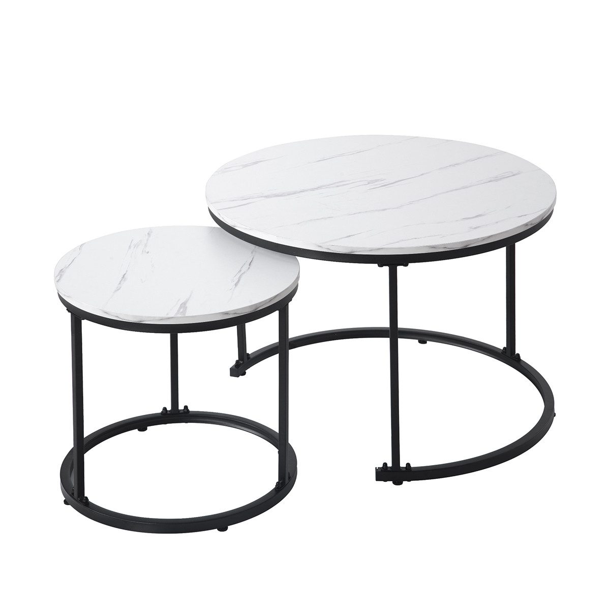 Couchtisch Couchtisch Runder Geschachtelter Beistelltisch