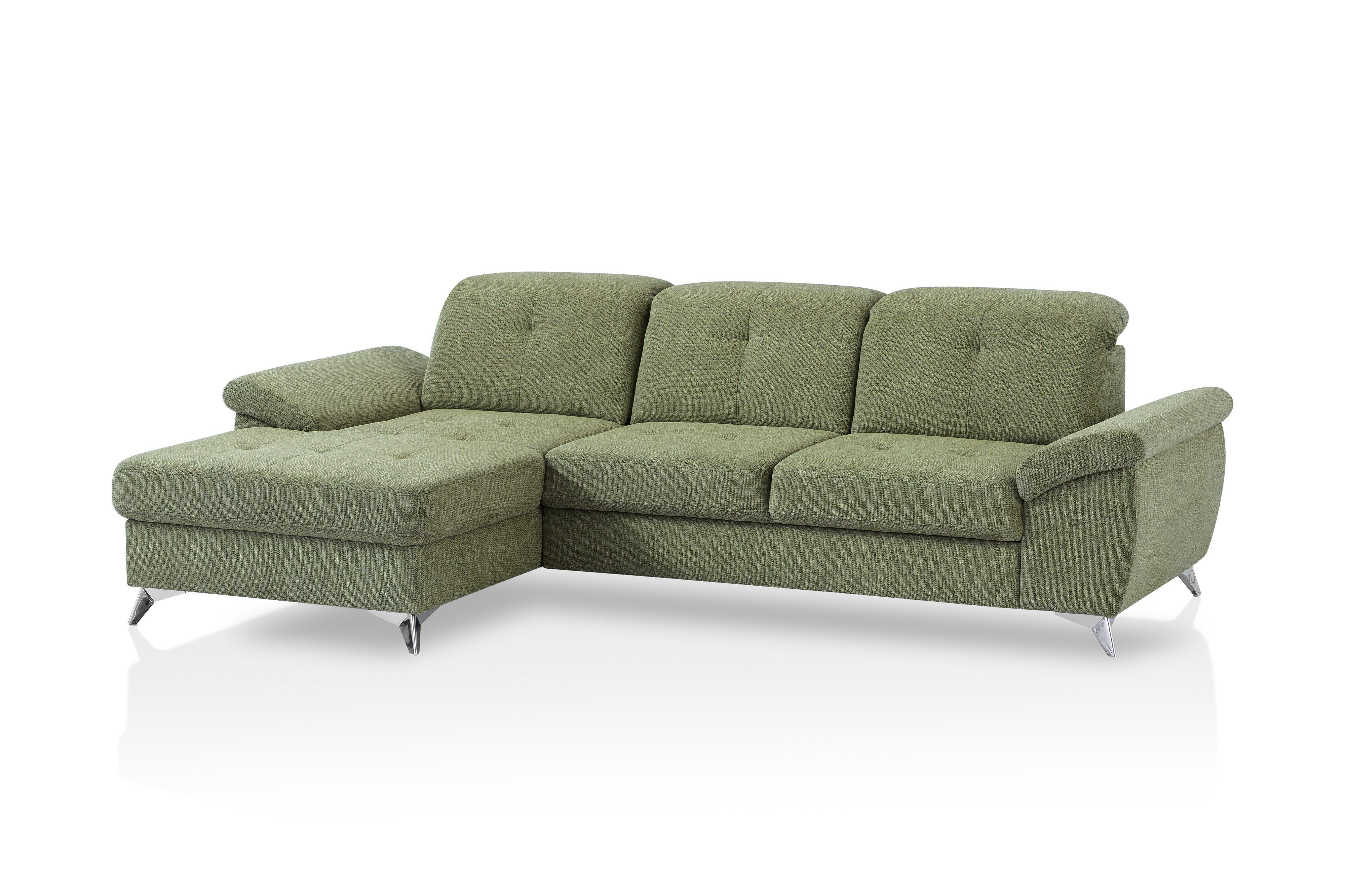 XDREAM Ecksofa Korfu, mit Schlaffunktion, Bettkasten günstig online kaufen