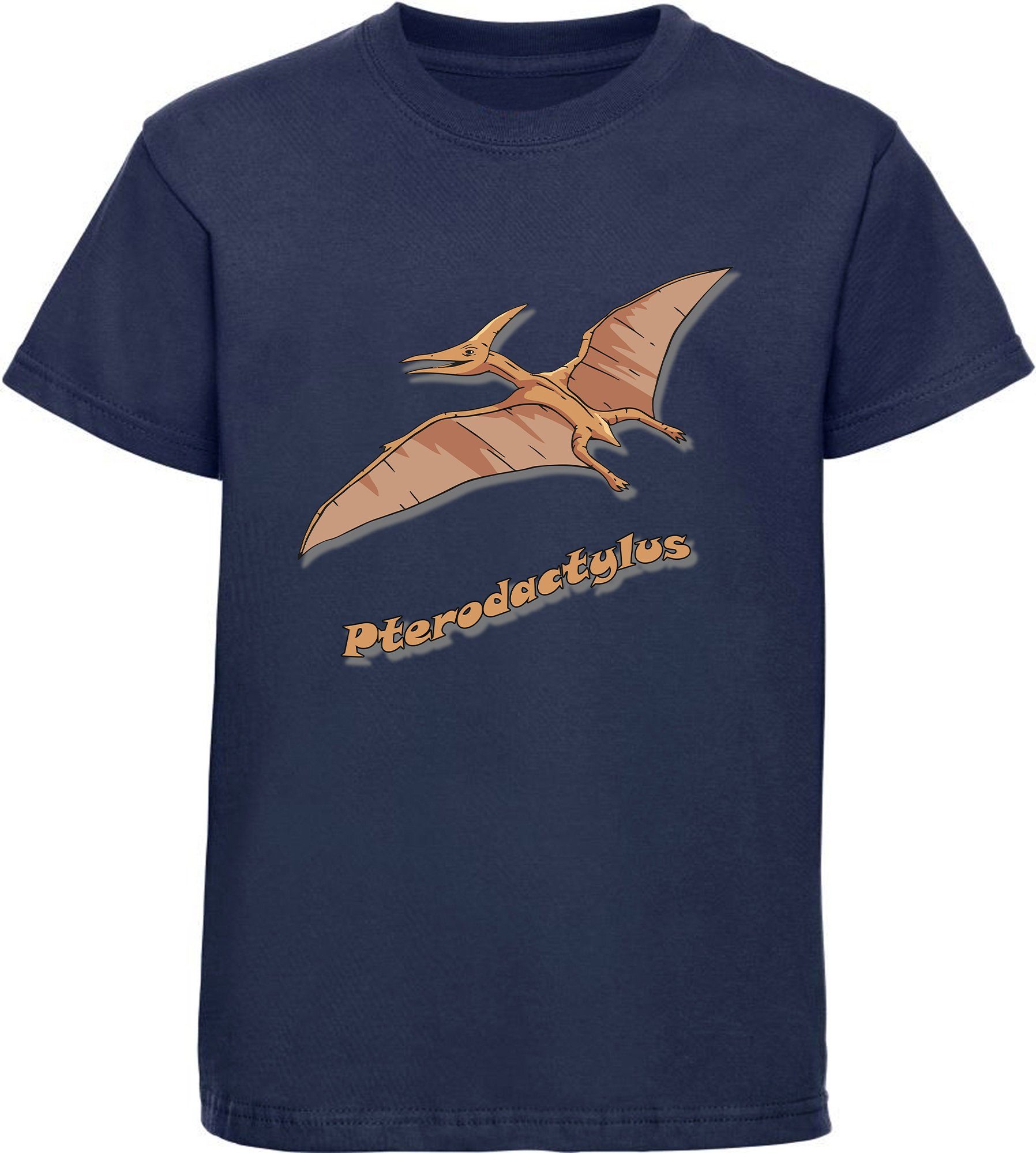 Print-Shirt bedrucktes Kinder T-Shirt mit Flugsaurier Pterodactylus