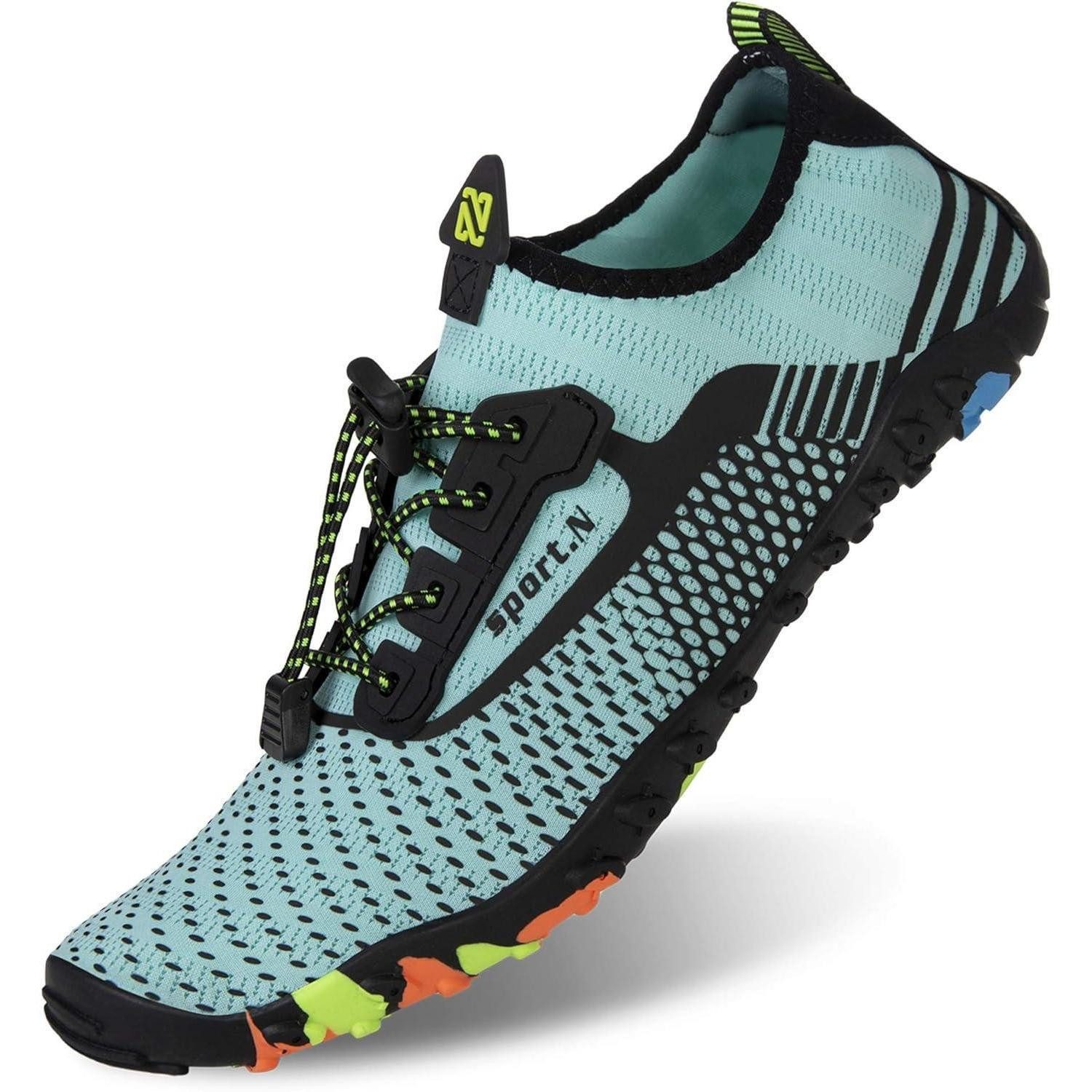 LuxusKollektion Tauchset Strandschuhe Badeschuhe Aquaschuhe Damen Schnelltrocknend 42 EU Turkis