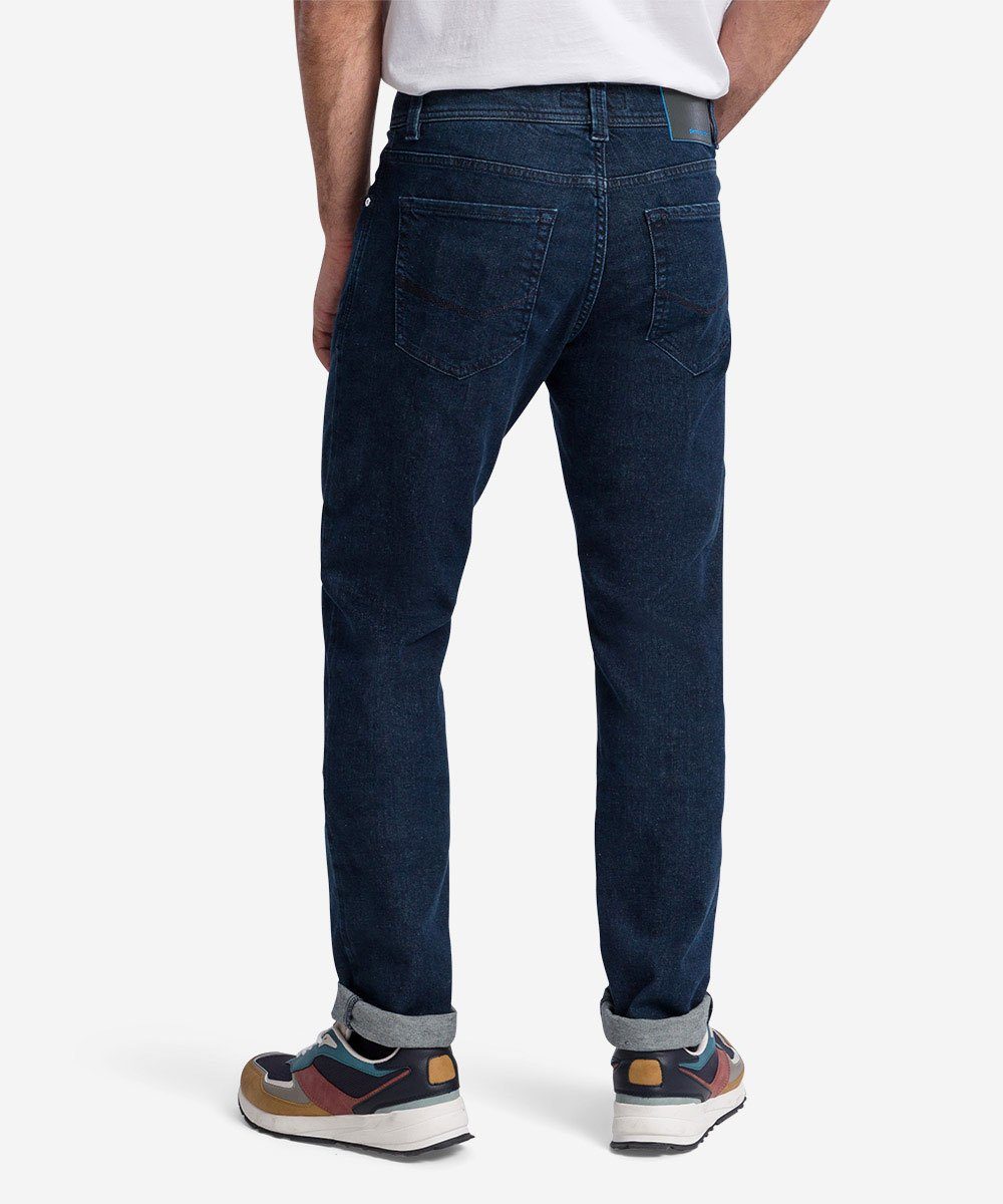 5-Pocket-Jeans Lyon Stonewash Blue Cardin Pierre Futureflex Tapered