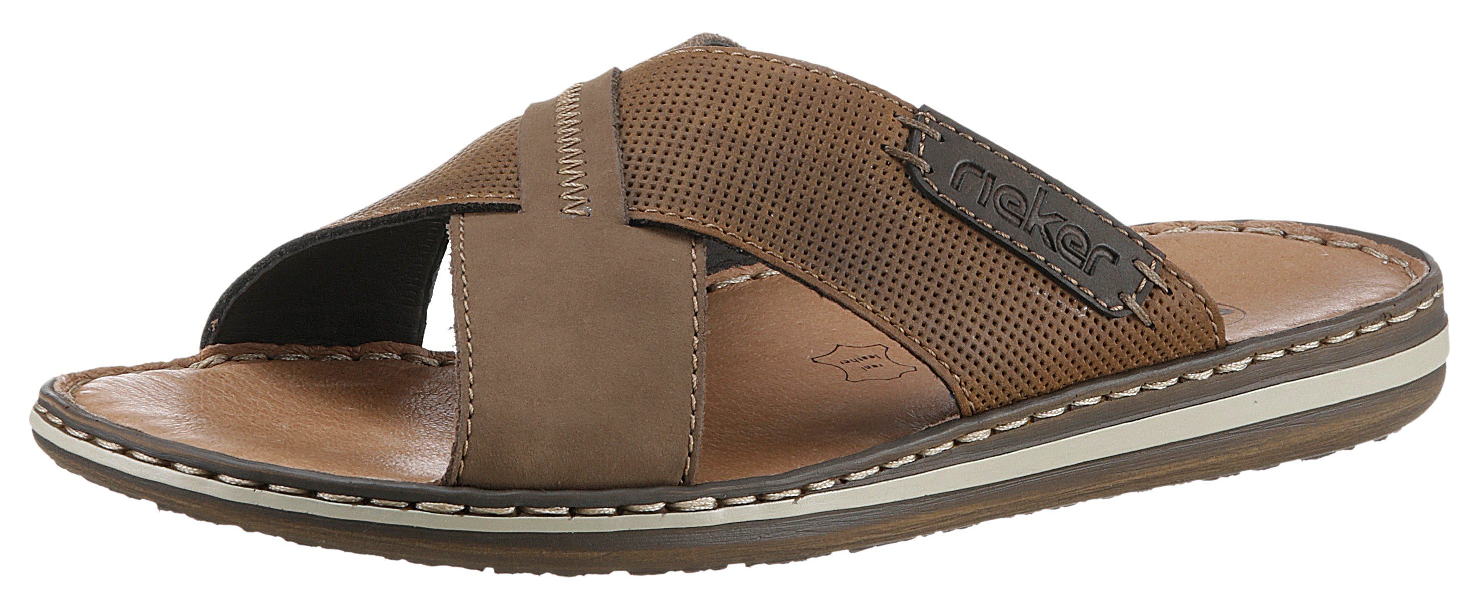 Rieker Pantolette, Sommerschuh, Schlappen, Poolslide, 150 günstig online kaufen