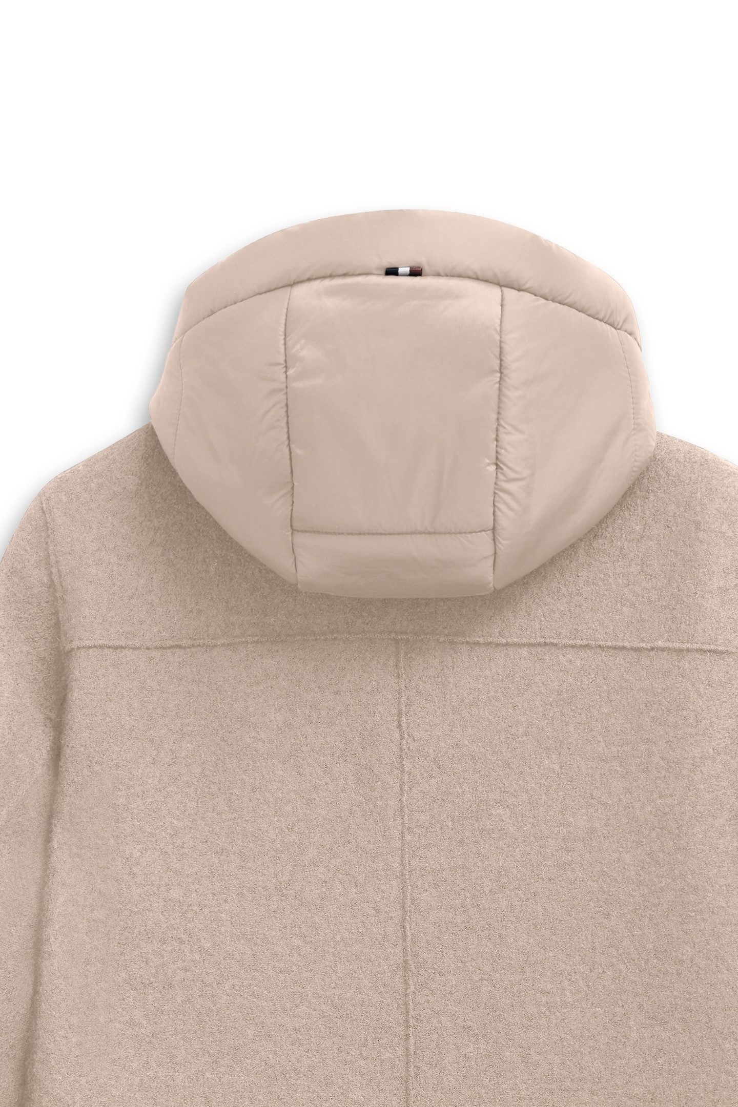 bugatti Wollmantel Modern Fit mit Kapuze & herausnehmbarer Weste