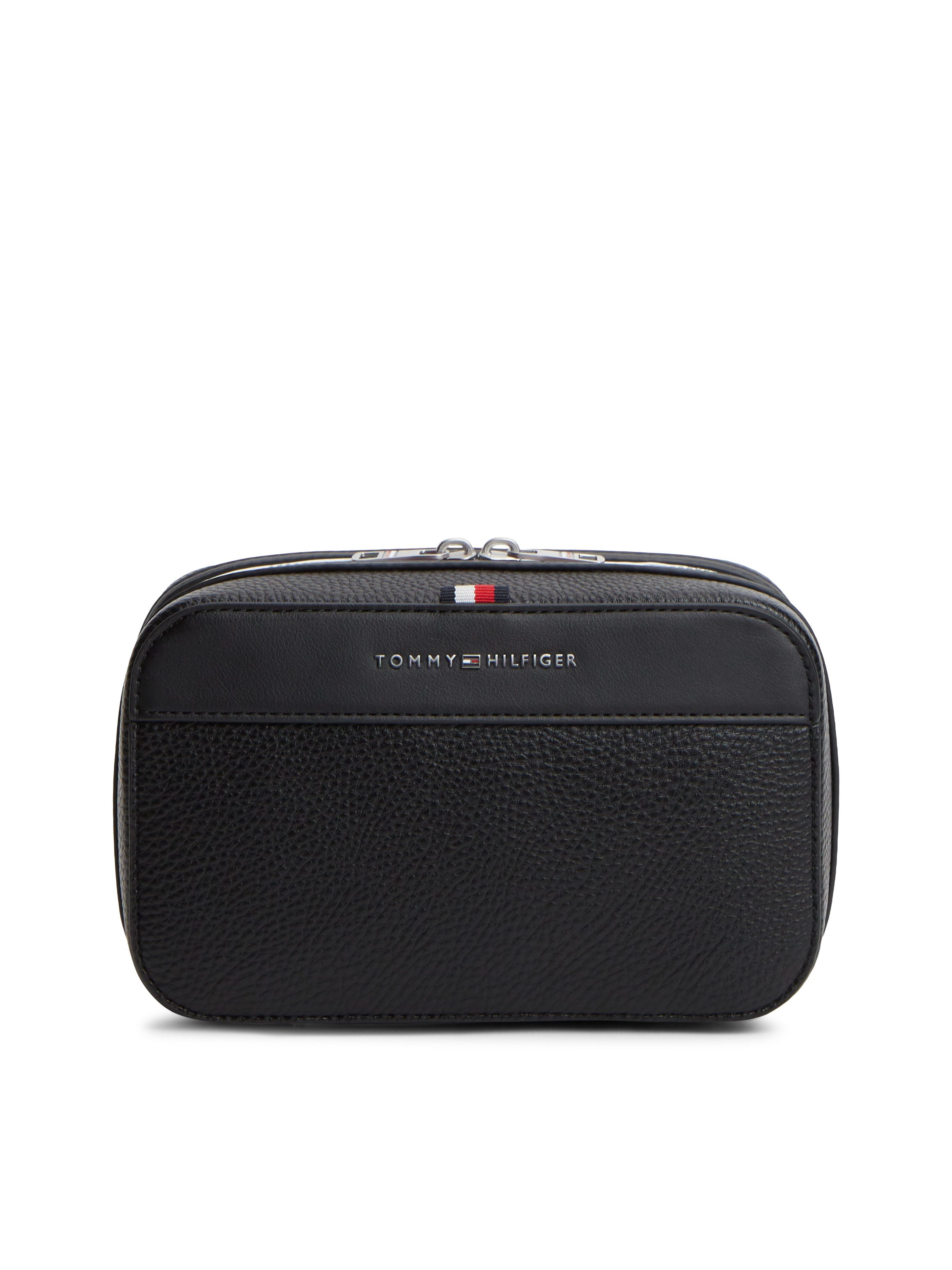 Tommy Hilfiger Kulturbeutel TH CENTRAL WASHBAG, Unisex Waschbeutel, Minibag mit Logoschriftzug