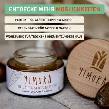 Yimuka Feuchtigkeitscreme Reine Fair Trade Nilotica Sheabutter - Bio, Unraffiniert, Kaltgepresst