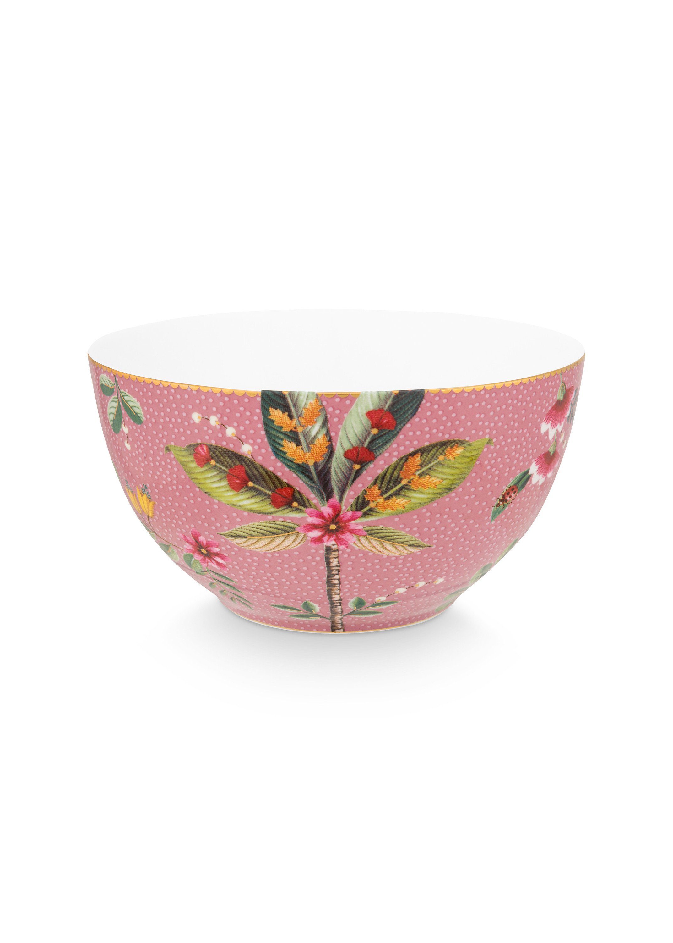 PiP Studio Schale Pip Studio MAJORELLE, Schüssel Bowl LA cm, Home 15 Porzellan, (einteilig, / pink, 1-tlg) Durchmesser