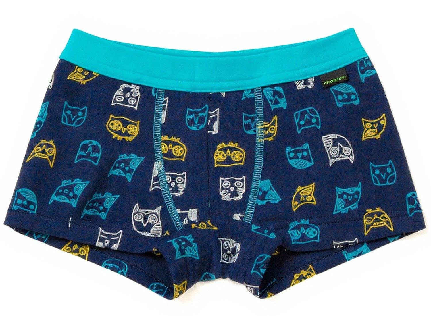 Schiesser Boxershorts Uncover (1-St) Jungen Shorts Unterhosen 1er Pack Jungen Hip-Shorts Retro