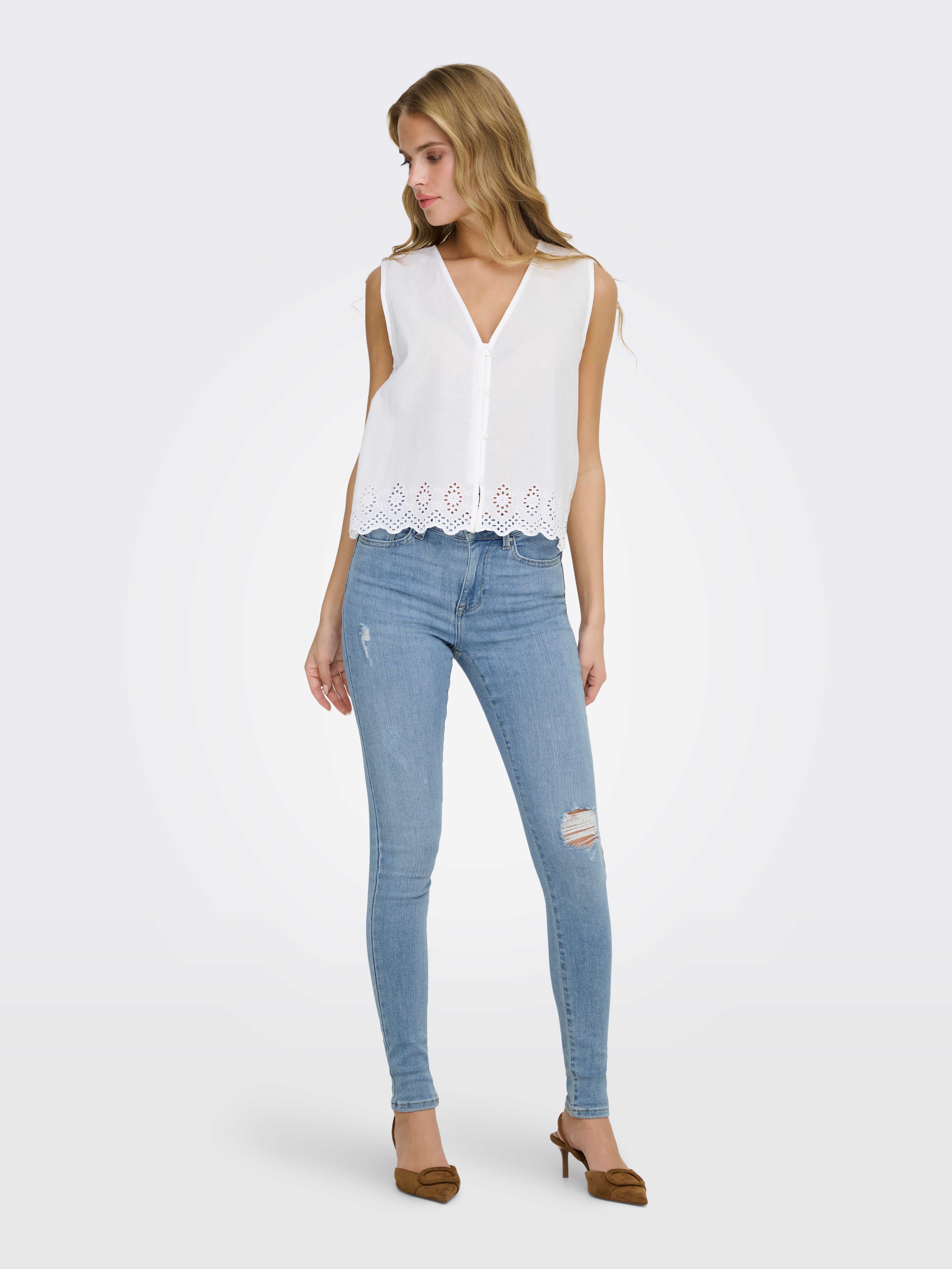 ONLY Skinny-fit-Jeans ONLPOWER LIFE MID PUSH Baumwollmischung, skinny fit, regular waist – Bild 3 von 5