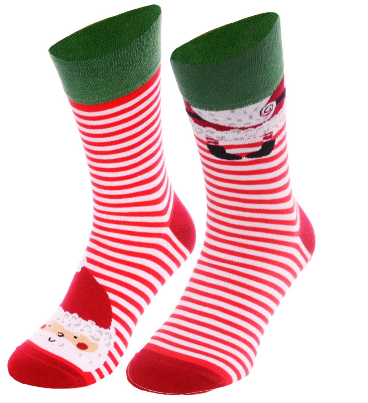 Martinex Freizeitsocken Носки Weihnachtssocken 1 Paar Strümpfe mit Weihnachtsmuster bunt nahtlos, weihnachtlich, 34 35 36 37 38 39 40 41 42 43 44 45 46