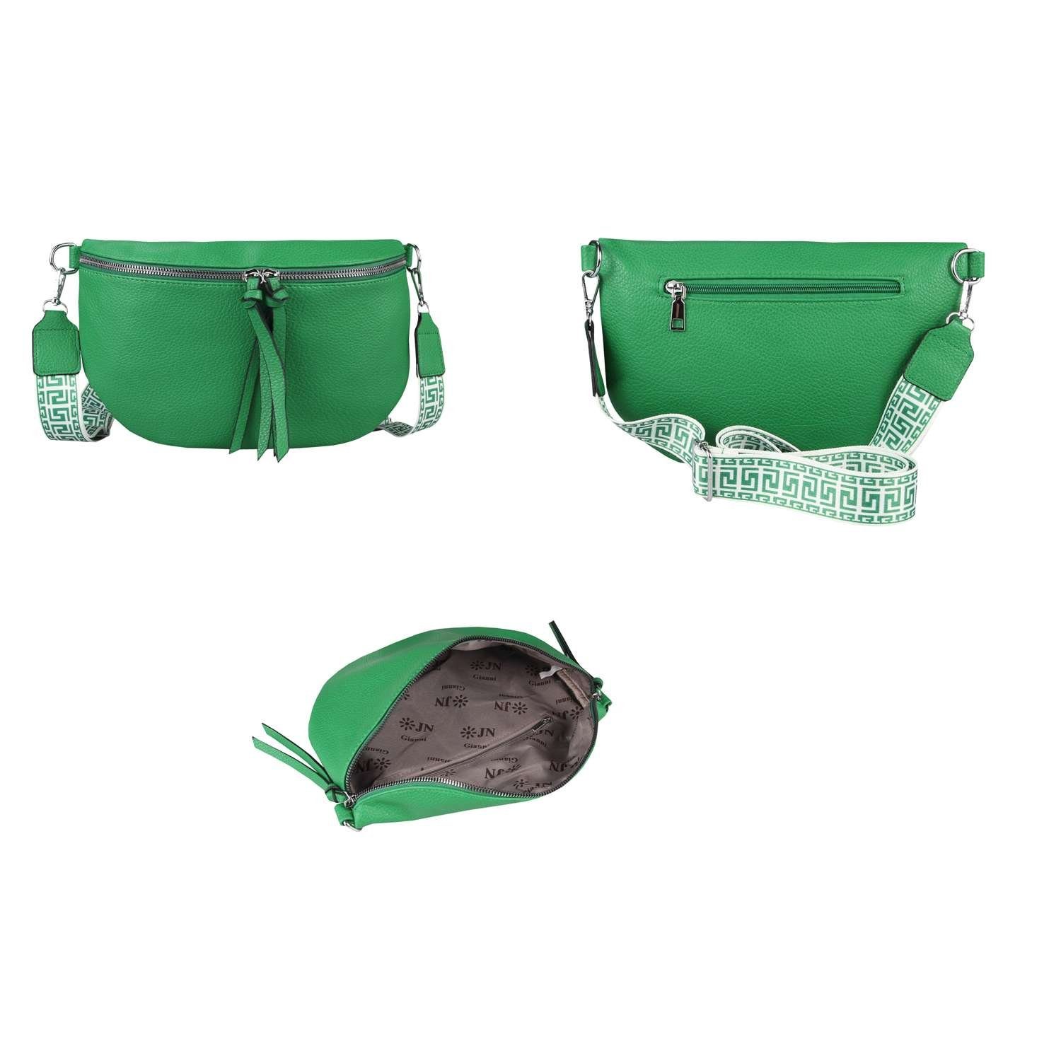 ITALYSHOP24 Bauchtasche Damen Brusttasche Gürteltasche CrossBody, günstig online kaufen