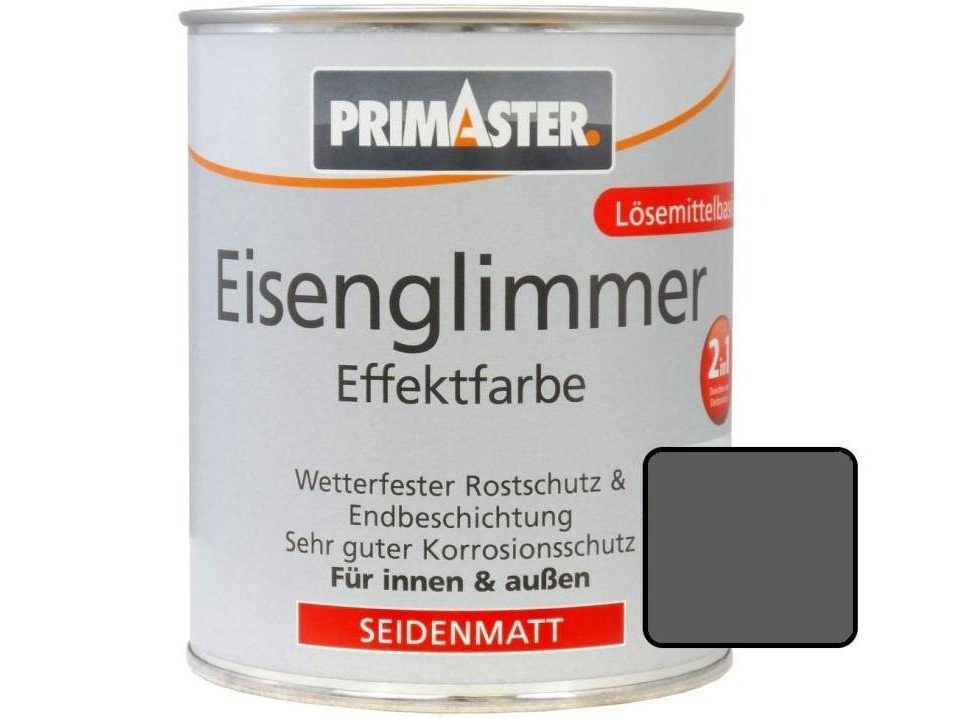 Lack Primaster Eisenglimmer Effektfarbe 750 ml silber