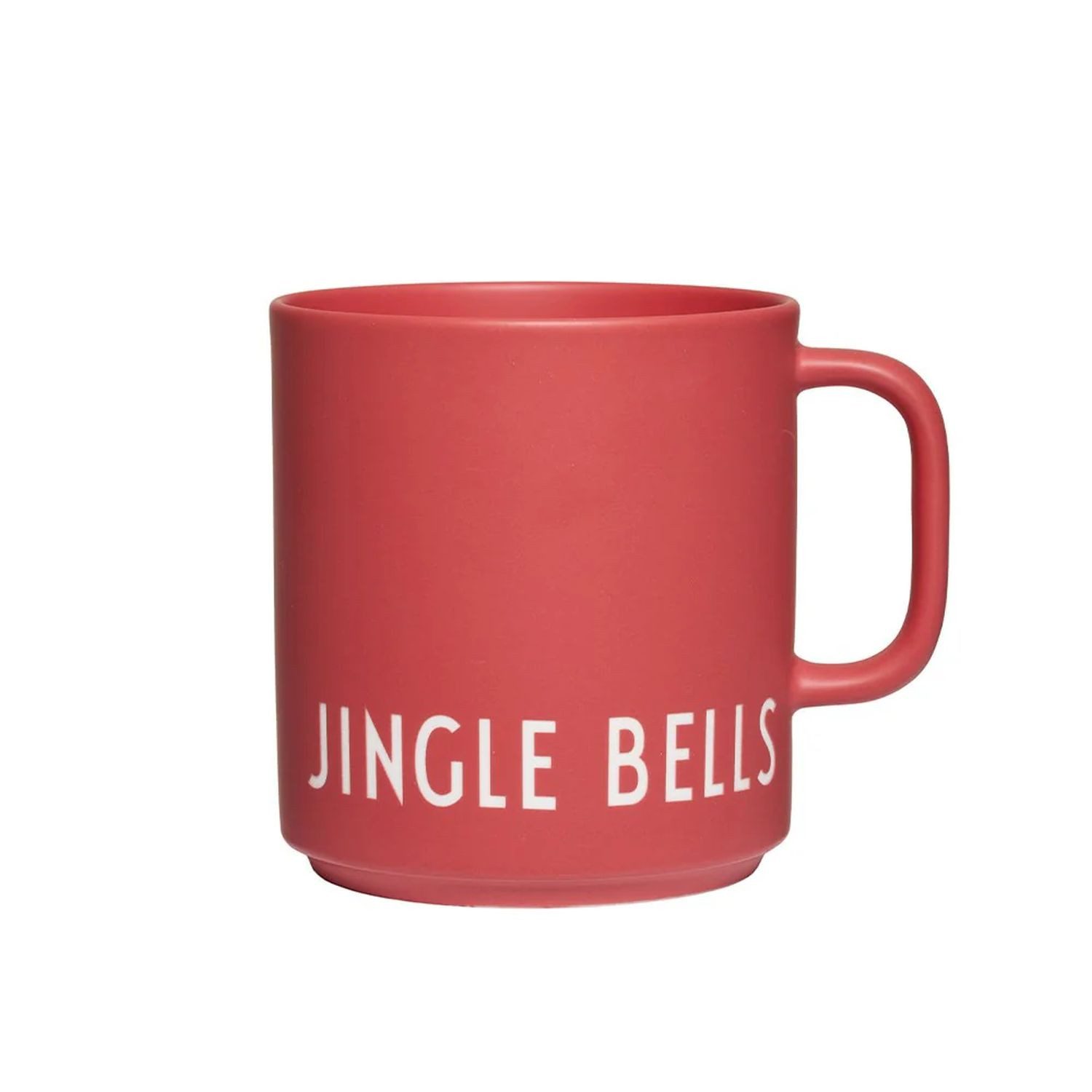Design Letters Tasse Favourite Cup mit Henkel Jingle Bells, Porzellan