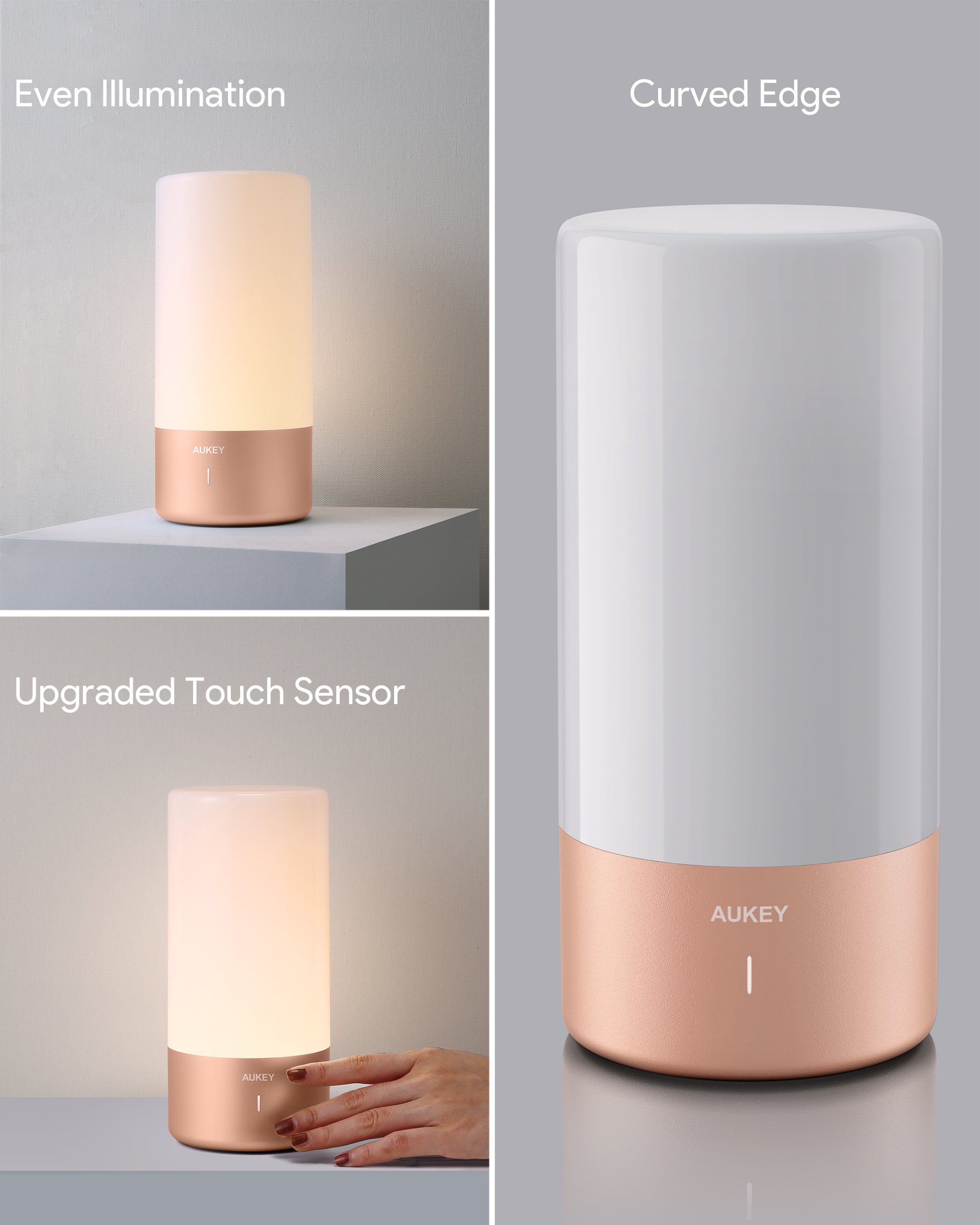 AUKEY Tischleuchte LT-T6, LED RGB Dimmbar günstig online kaufen