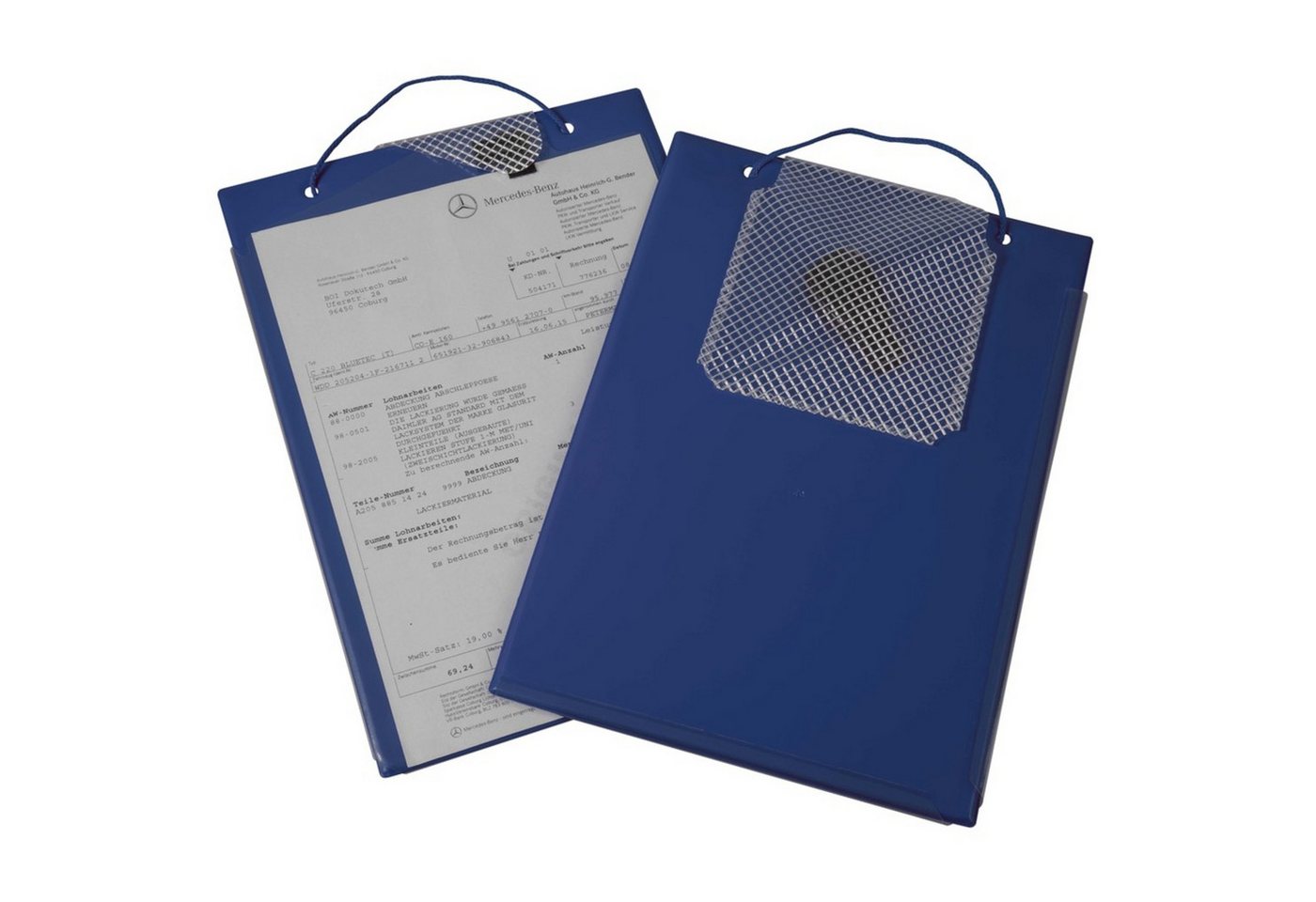Thumbnail - EICHNER Schreibmappe Auftragstasche Edge 9015-00266 A4 blau.