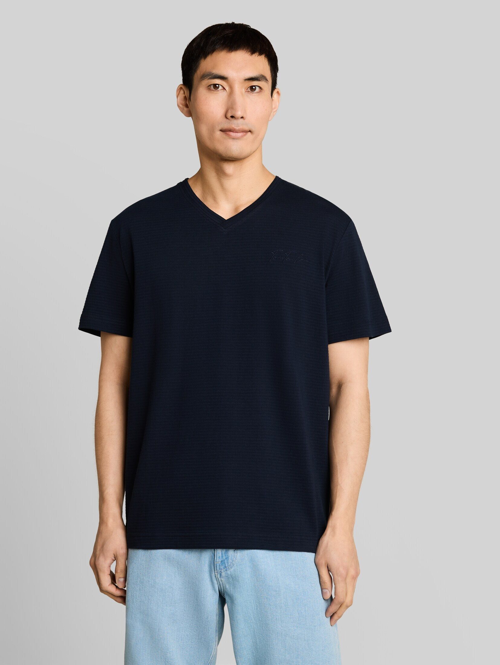 TOM TAILOR T-Shirt T-Shirt T-Shirt aus Baumwolle