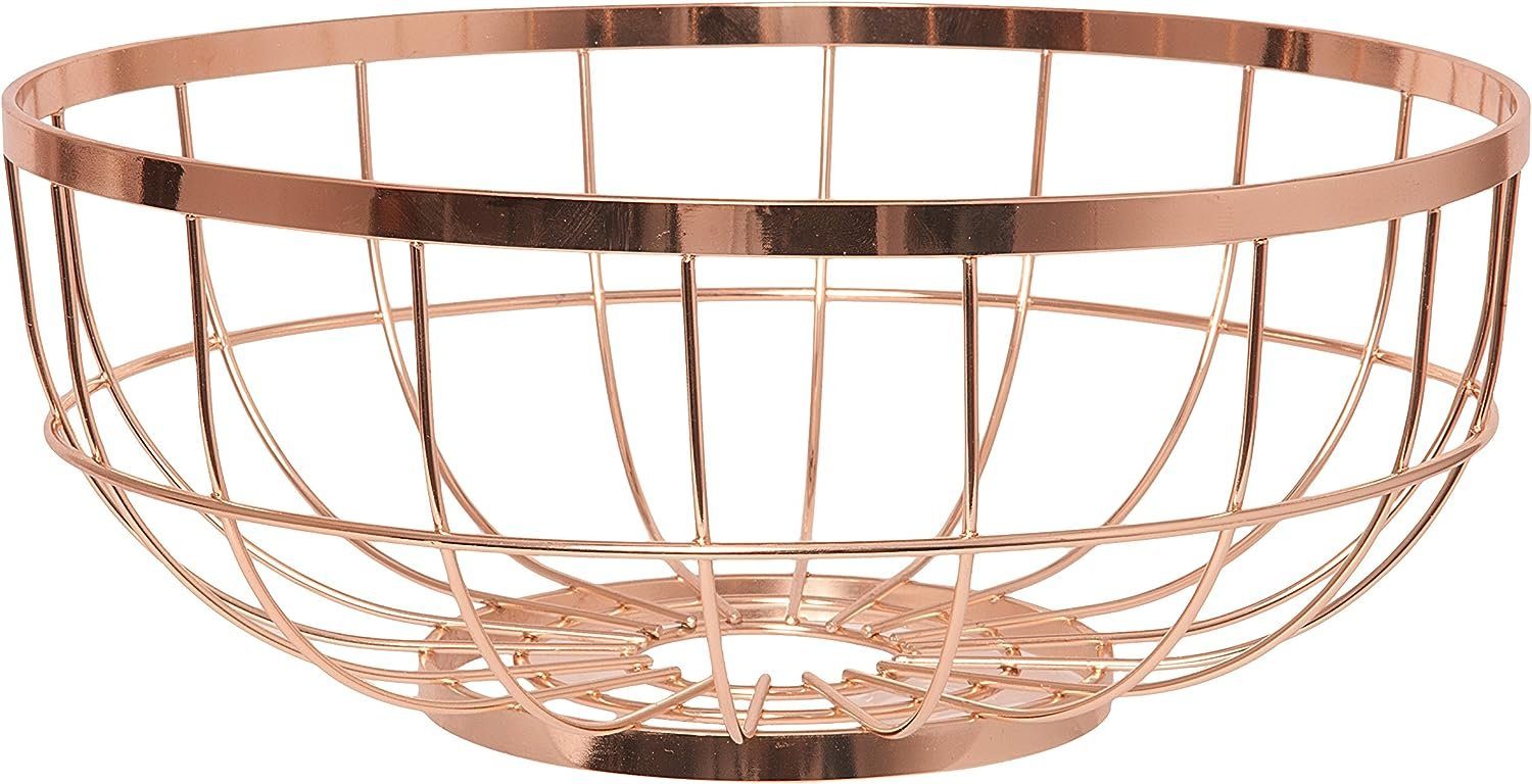 Present Time Dekoschale Present Time Fruchtkorb Kupfer günstig online kaufen