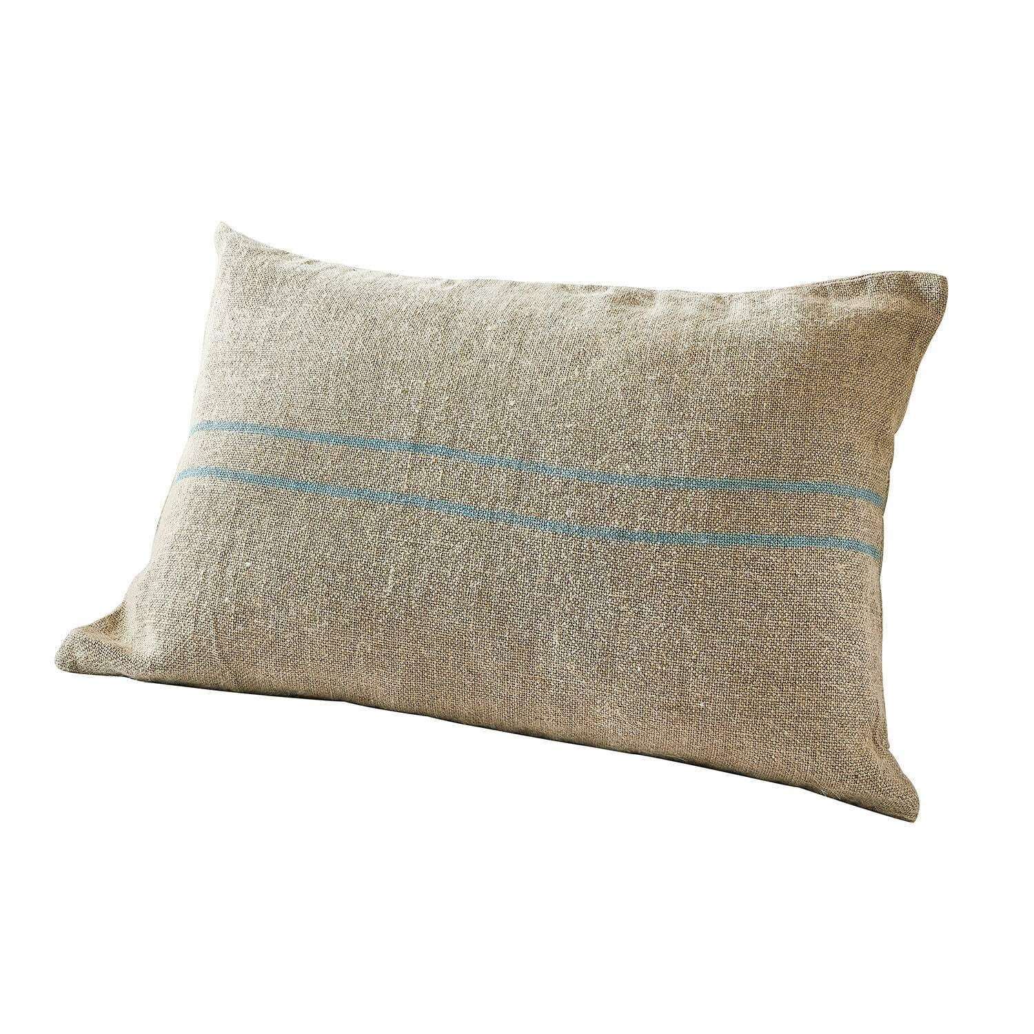 Mirabeau Kissenhülle Kissenhülle Arrentès beige/blau, (1 günstig online kaufen