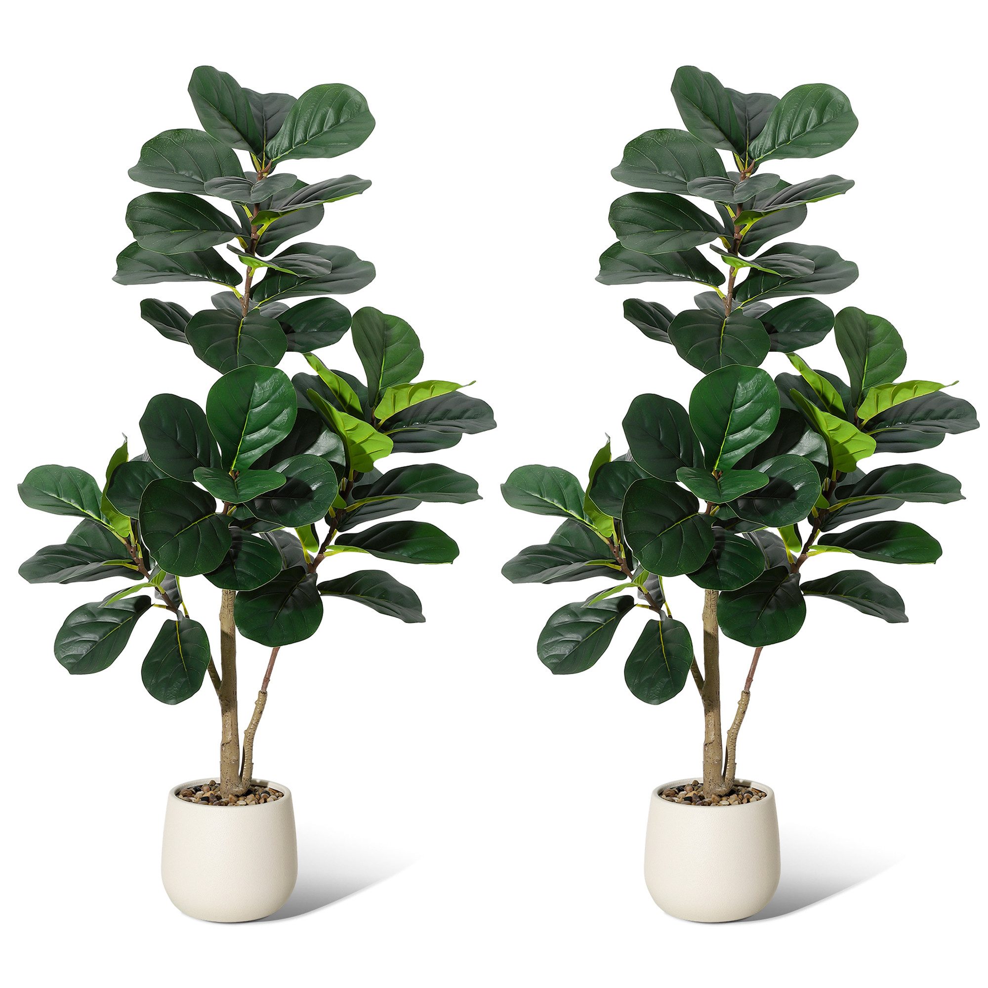 Kunstbaum Künstlicher Geigenblatt-Feigenbaum, Kunstpflanzen,künstlicher Baum, GarveeMore, Höhe 120 cm