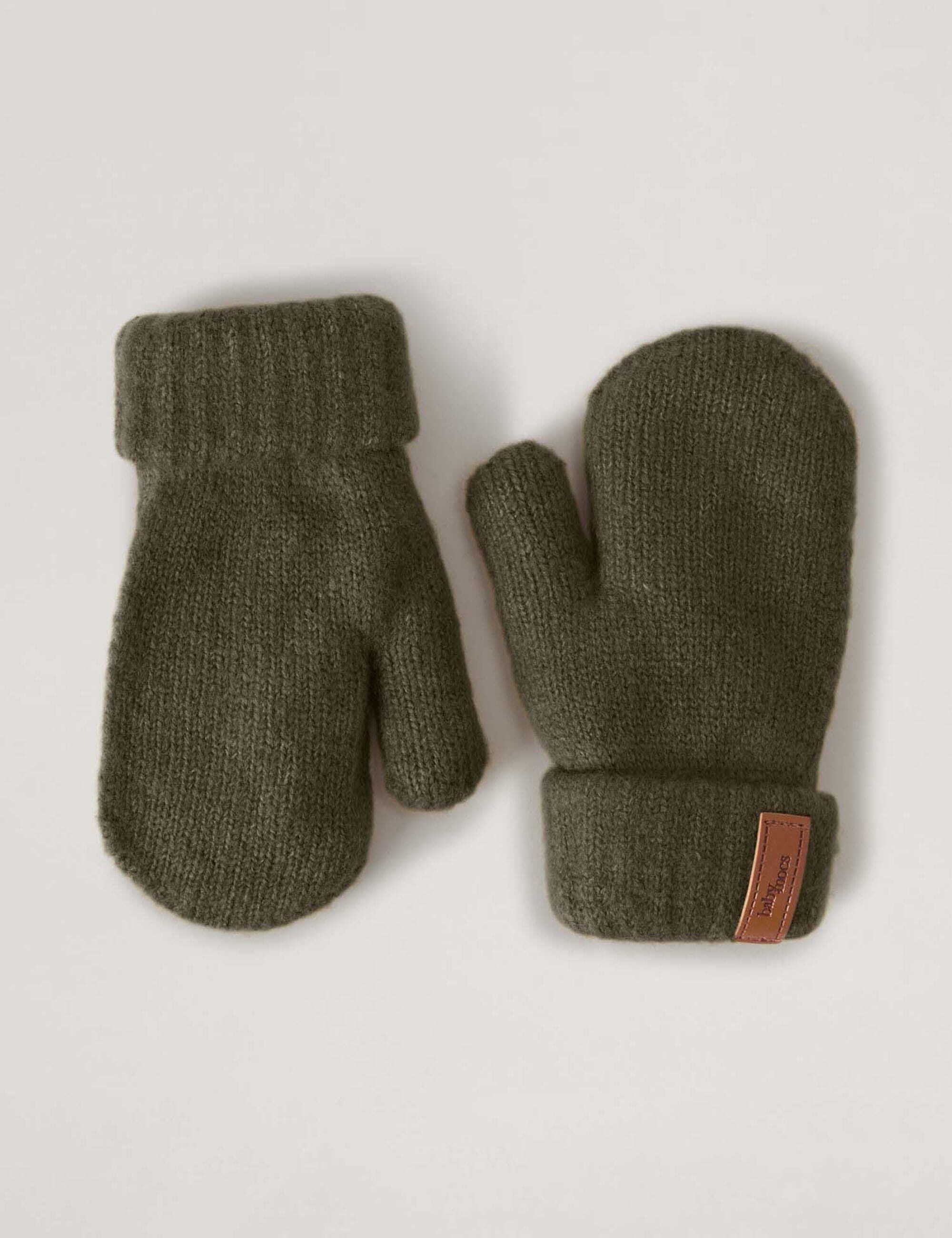 khaki Fäustlinge BabyMocs Handschuhe