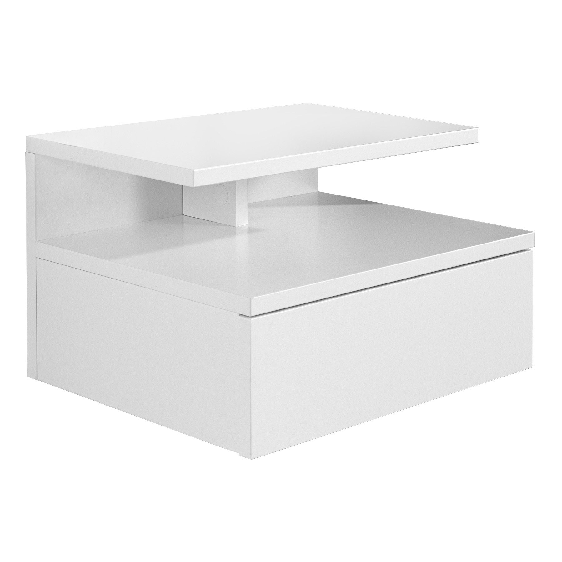 riess-ambiente Nachttisch FLOATING 35cm weiß · hängendes Regal mit Schublad günstig online kaufen