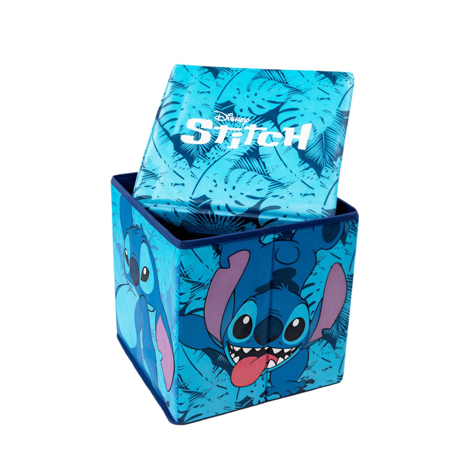 Disney Aufbewahrungskorb Disney Lilo und Stitch Kinder Spielzeugkorb mit Deckel 30x30x30 cm