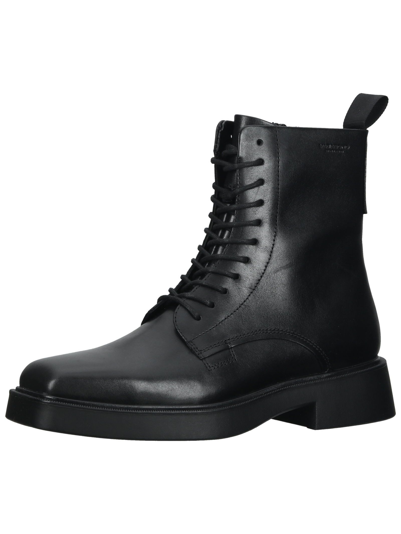 Stiefelette Leder . Schnürstiefelette