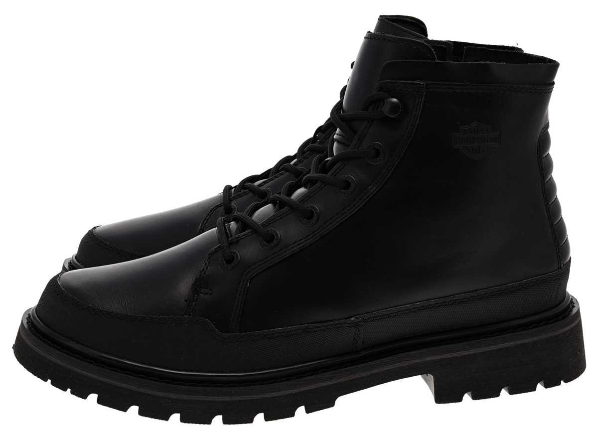 HARLEY-DAVIDSON DALTON Schwarz Bikerboots Herren Leder Biker Boot