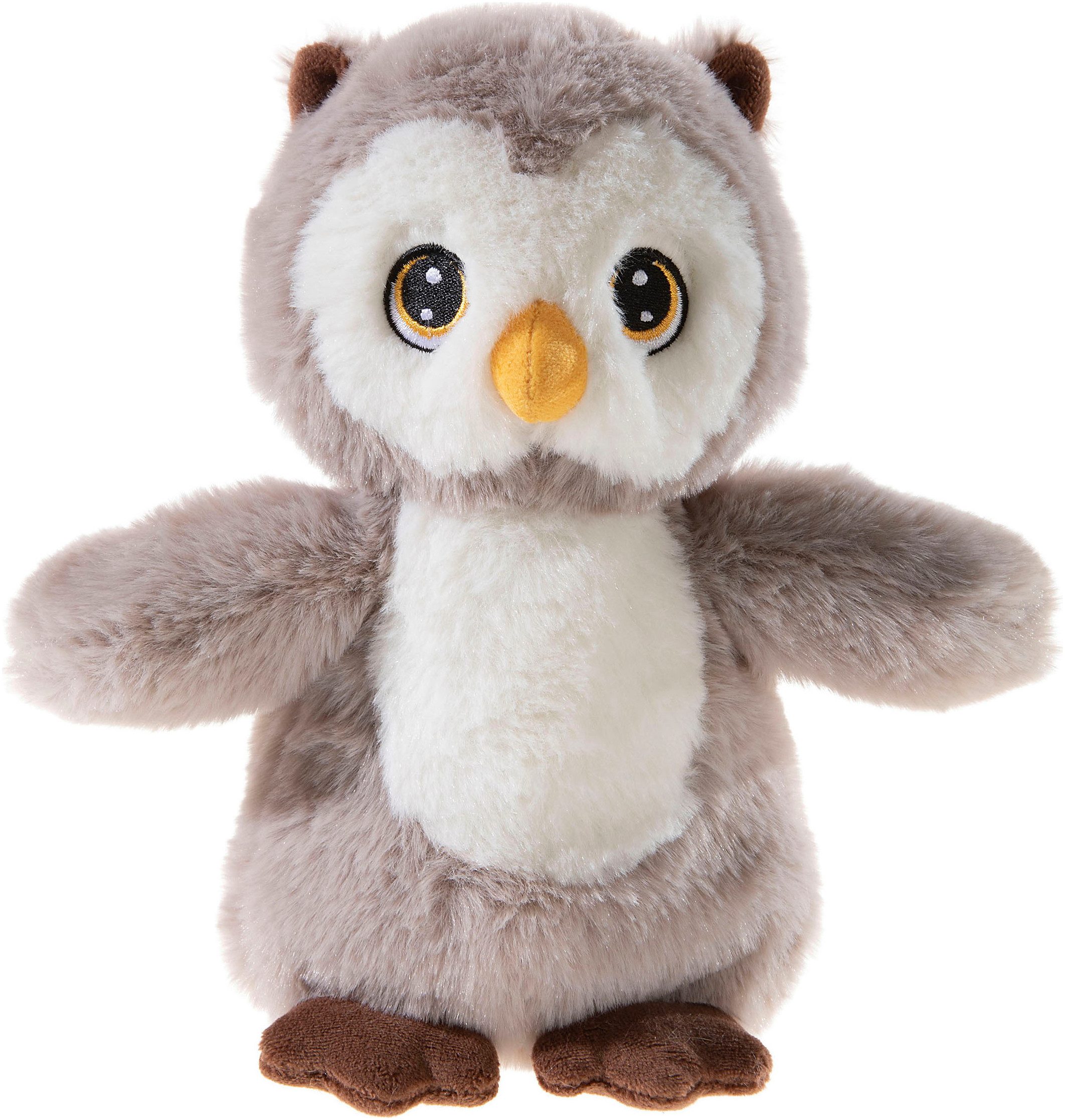Heunec® Kuscheltier Eule Bottle 2 Buddy, 20 cm, enthält recyceltes Material
