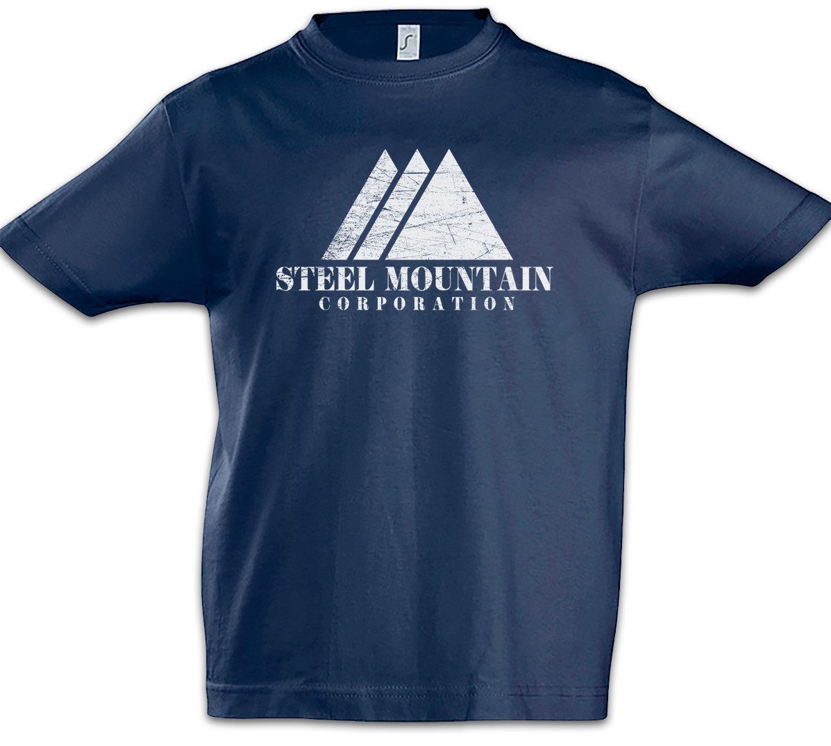 Print-Shirt Steel Mountain Kinder T-Shirt Fsociety Allsafe TV Evil E Corp Mr.