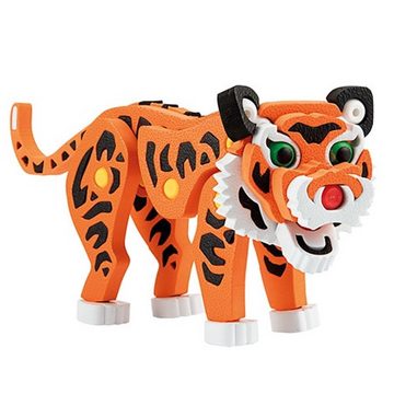 Toi-Toys Puzzle Tiger 3D Puzzle Schaumstoff Bengaltiger, Puzzleteile