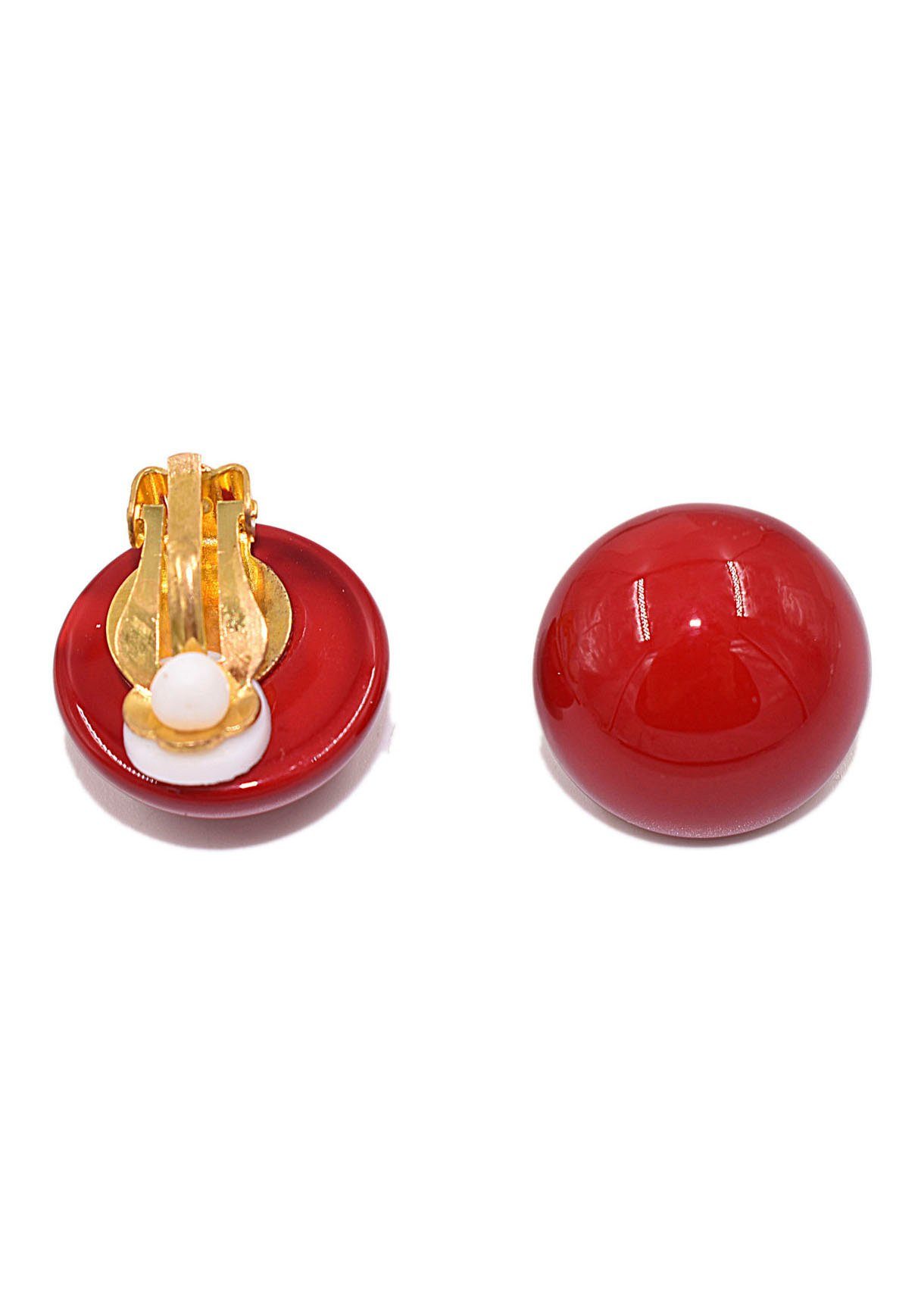 Firetti Paar Ohrclips Schmuck Geschenk Ohrschmuck ohne Ohrlöcher, Made in Germany - mit Muschelkernperle