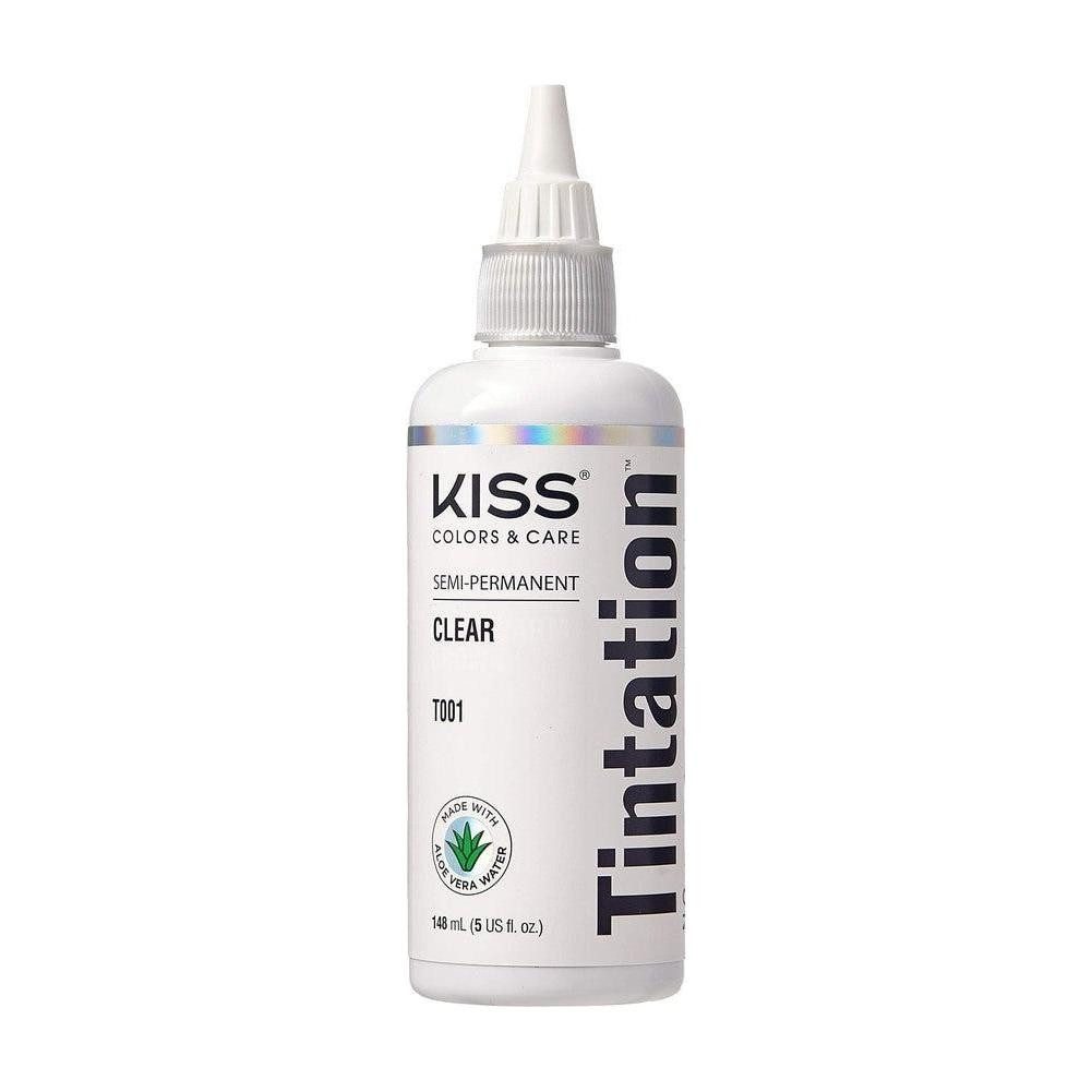 Kiss Haarmaske Kiss Tintation Semi Permanent Hair Color 148ml - Clear