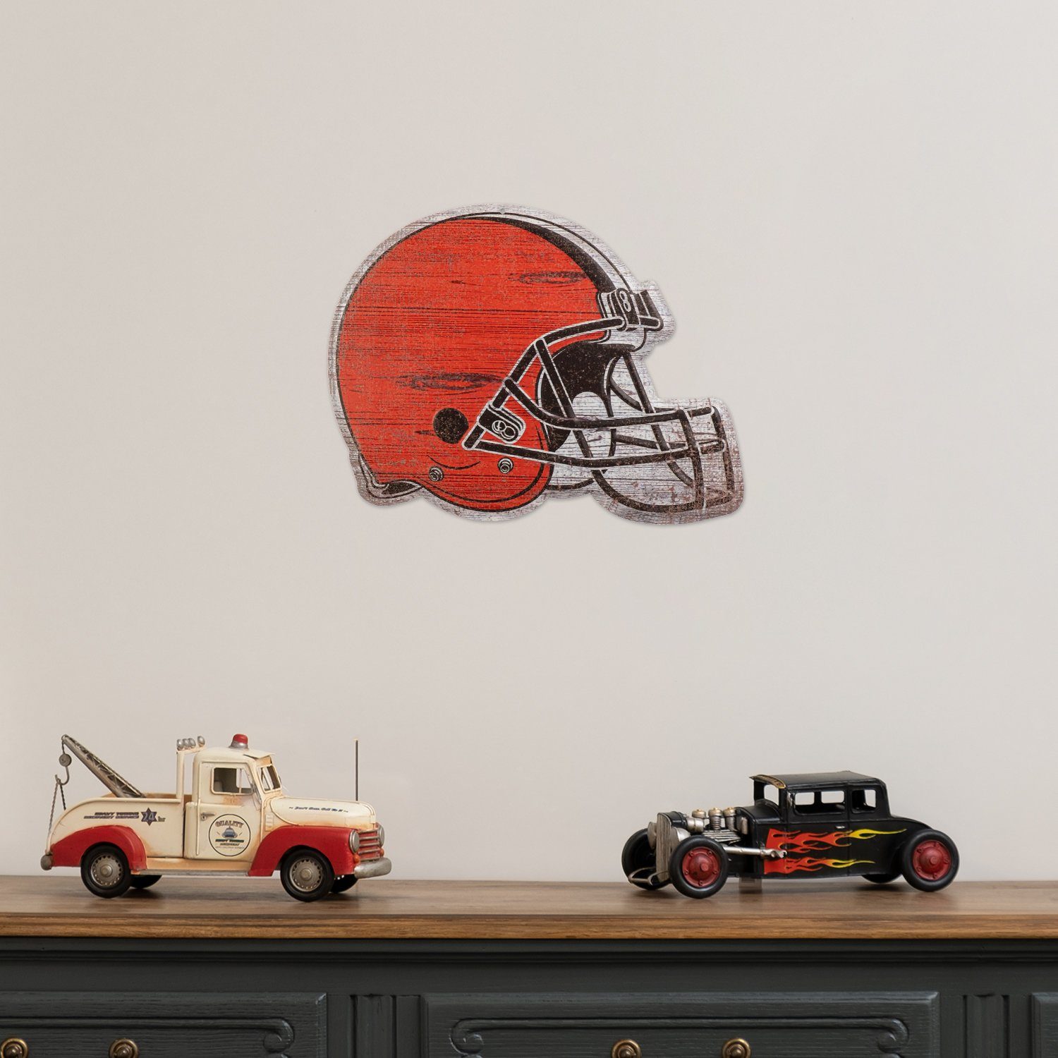 Moritz Metallschild American Football Helm Ball Sport USA, Vintage Retro Deko Schild Metallschild Wandbild Schild