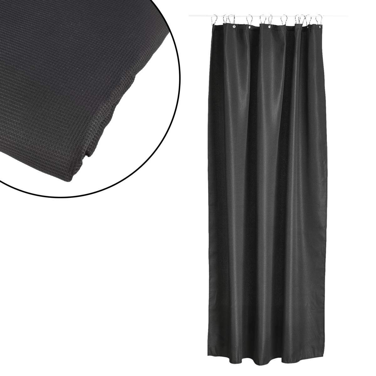 Zone Denmark Duschvorhang LUX Breite 180 cm, Höhe 200 cm, luxuriöser schwerer Stoff
