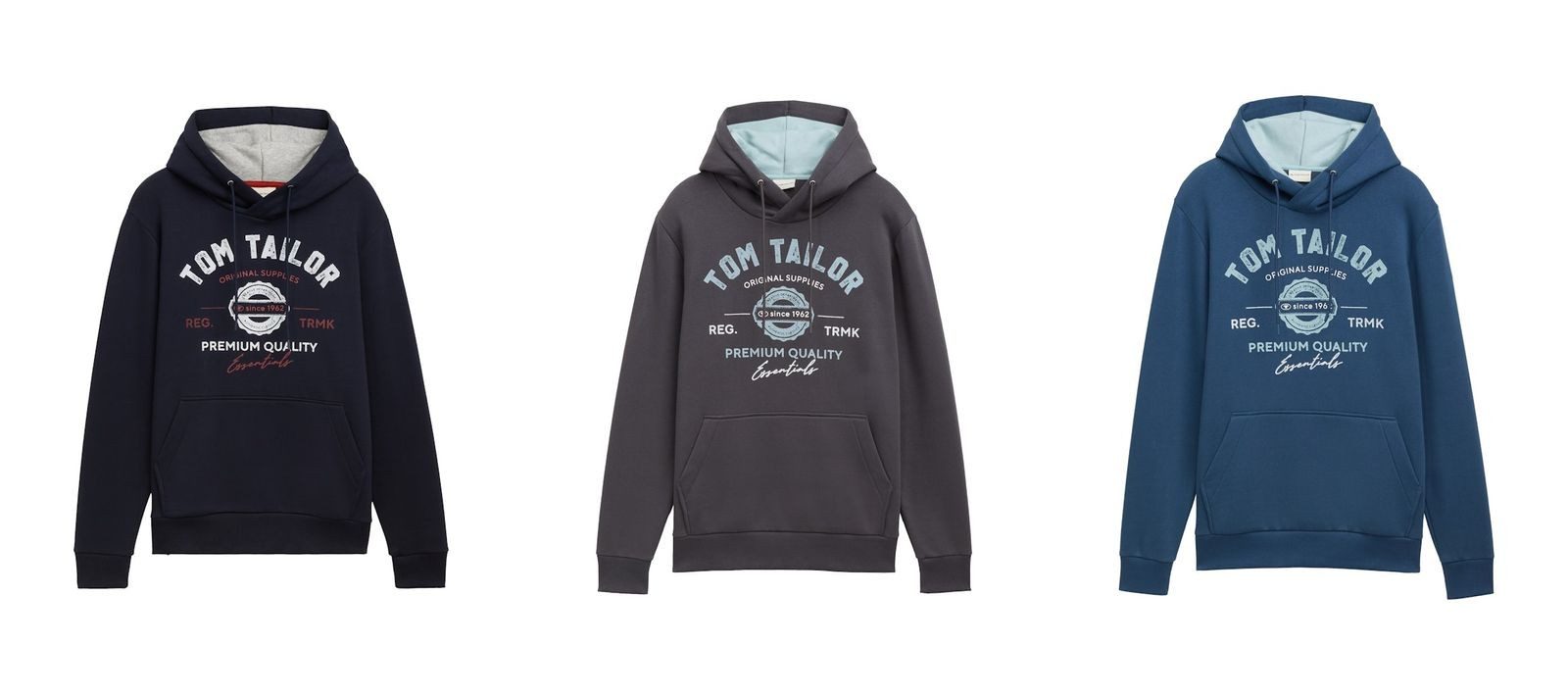 TOM TAILOR Hoodie TOM TAILOR HOODIE WITH PRINT (1-tlg) günstig online kaufen