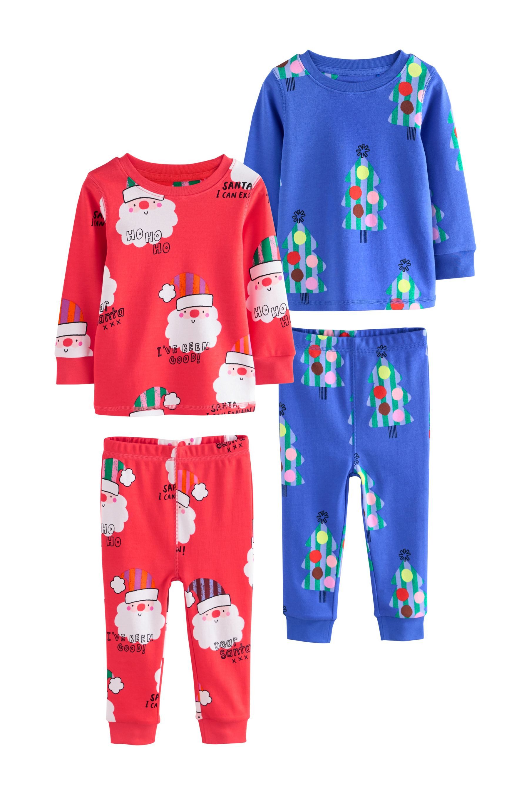 Next Pyjama Snuggle Schlafanzug mit Weihnachtsmotiv, günstig online kaufen