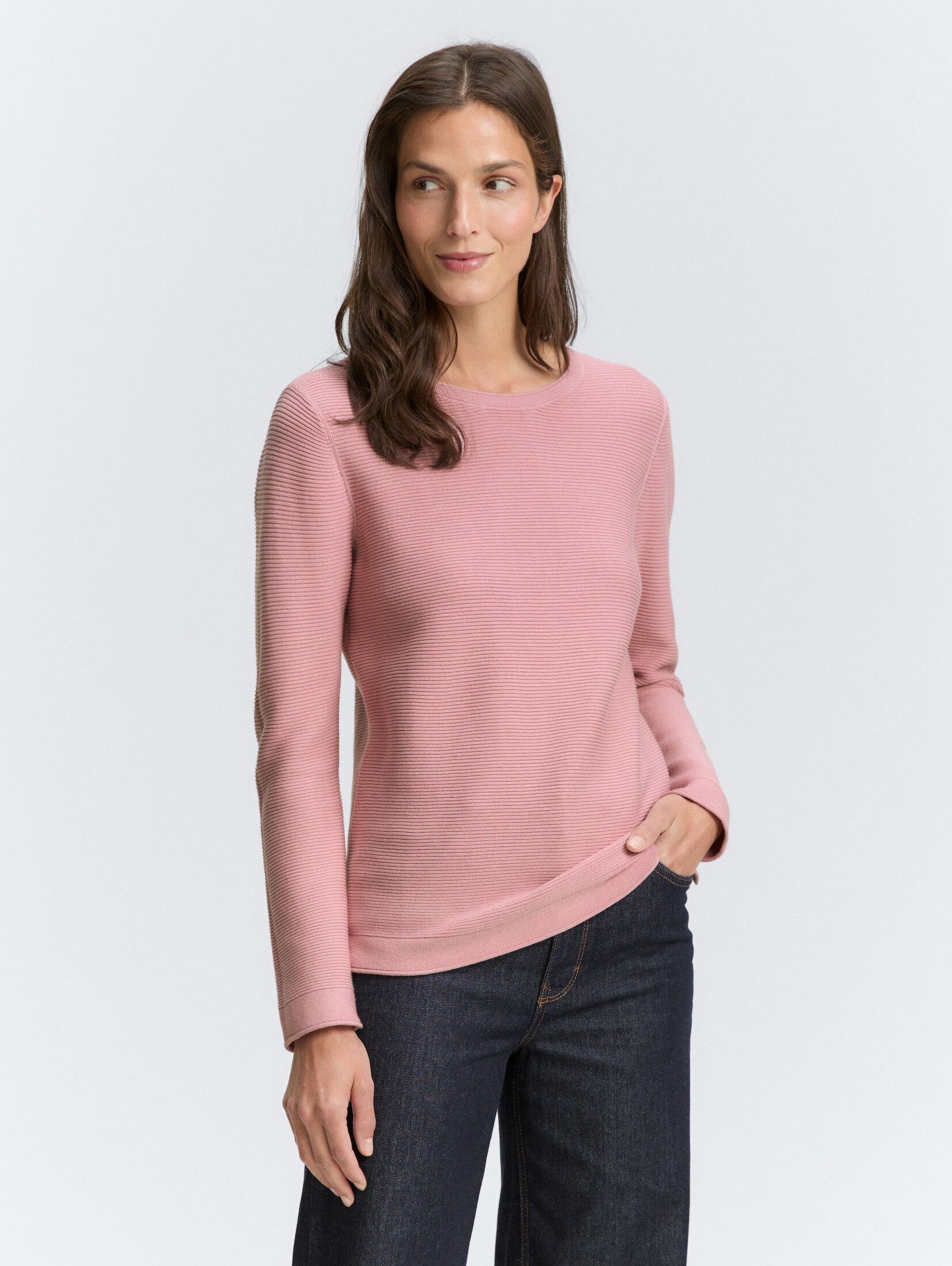 TOM TAILOR Strickpullover Strickpullover aus Bio-Baumwolle günstig online kaufen