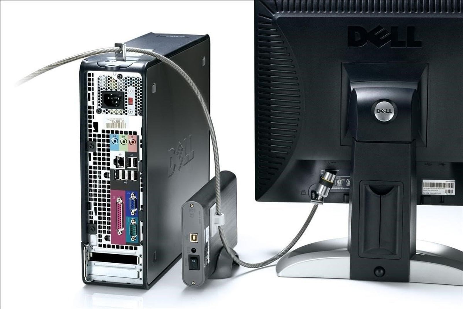 KENSINGTON Laptopschloss Kensington Schließsystem für Desktop-PC & Peripheriegeräte 2,4m