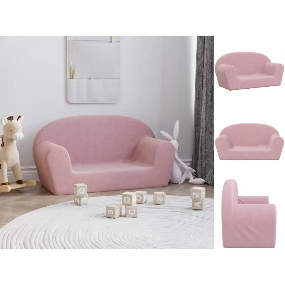 vidaXL Sofa »Kindersofa 2-Sitzer Rosa Weich Plüsch« online kaufen | OTTO