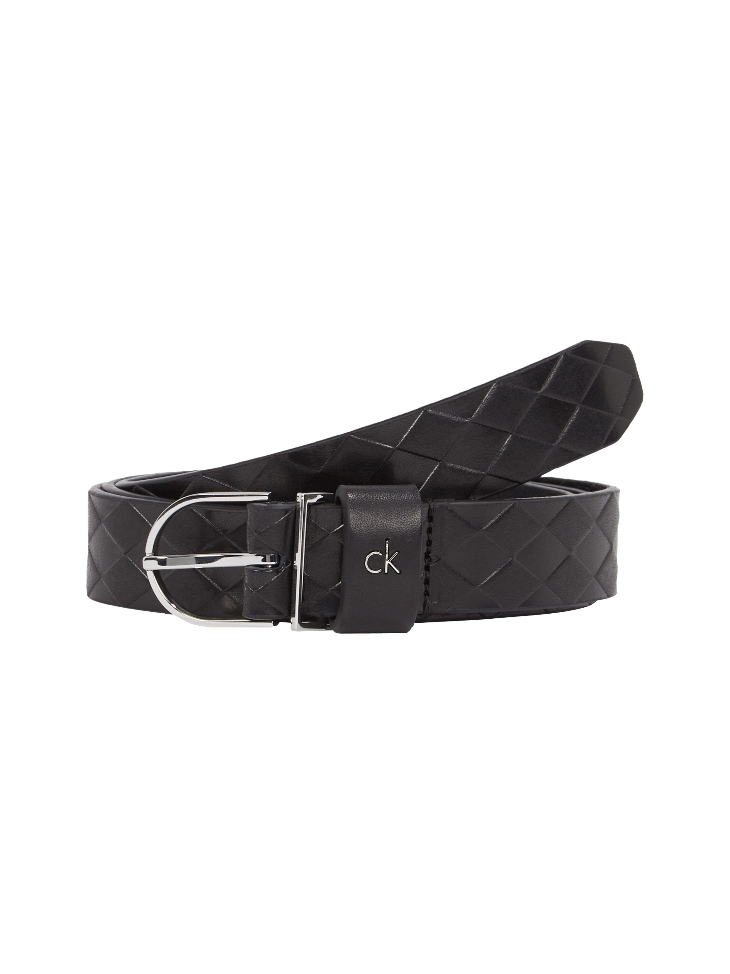 Calvin Klein Ledergürtel CK METAL ROUND günstig online kaufen