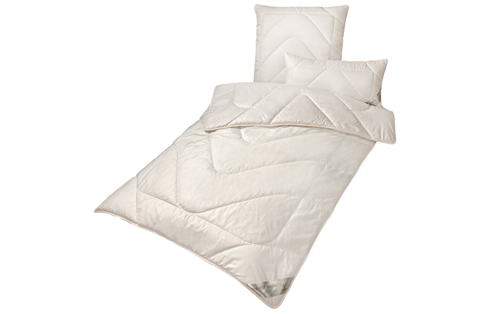 franknatur Naturhaarbettdecke Winterdecke Zirbe, Füllung: 100% Schurwolle kbT, Bezug: 100% Baumwolle kbA, warme Winter-Bettdecke mit Bio-Schurwolle und Zirbenholz