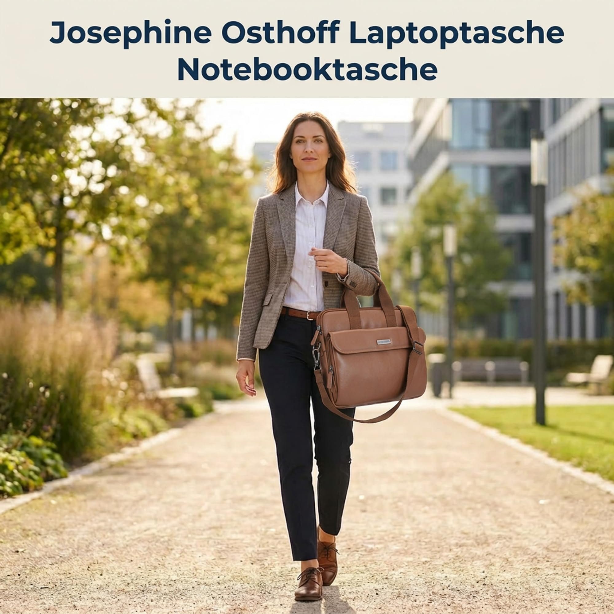 Josephine Osthoff Laptoptasche Laptoptasche Notebooktasche caramel
